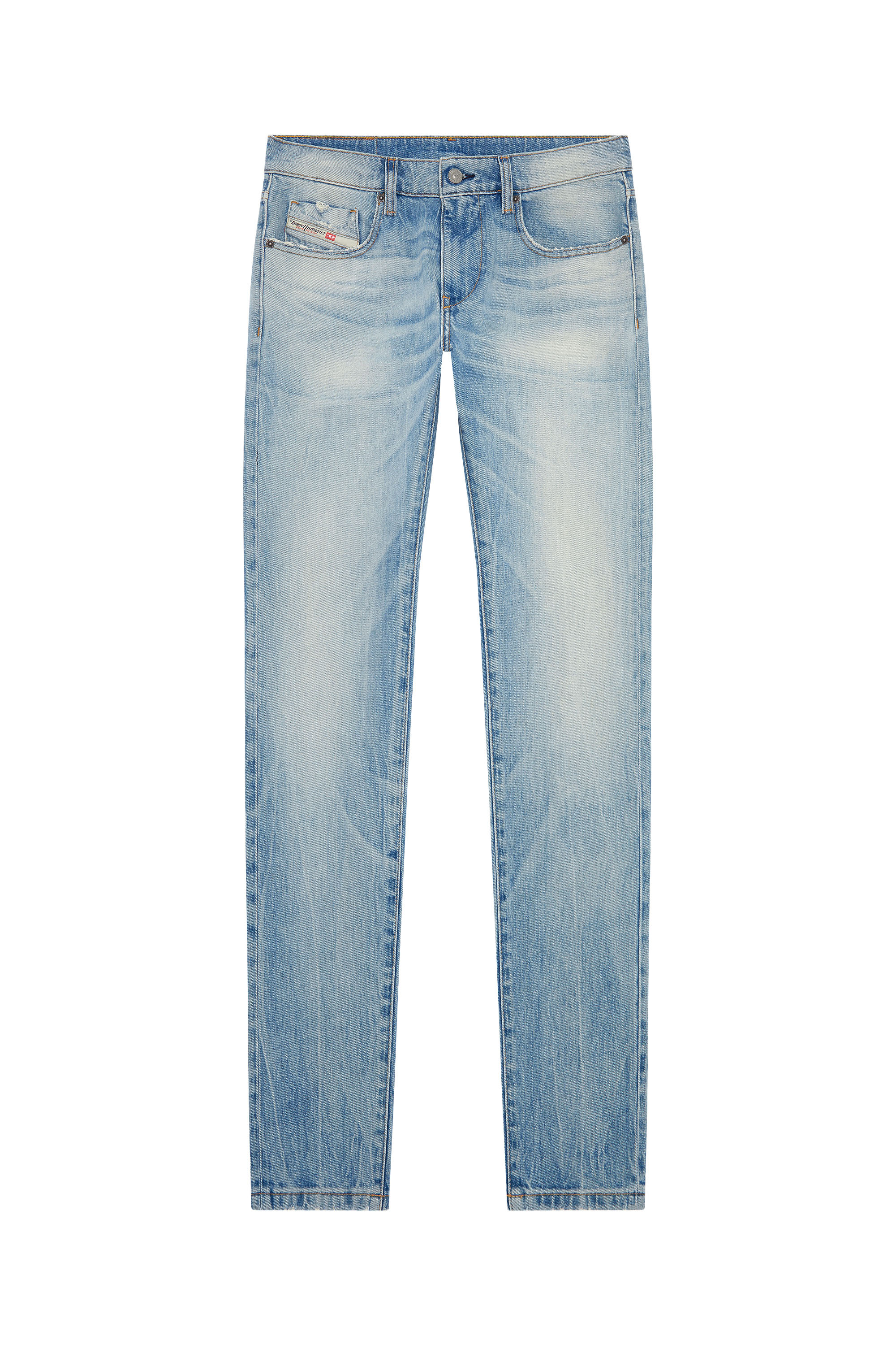 Diesel - Slim Jeans 2019 D-Strukt 0DQAB, Hellblau - Image 5