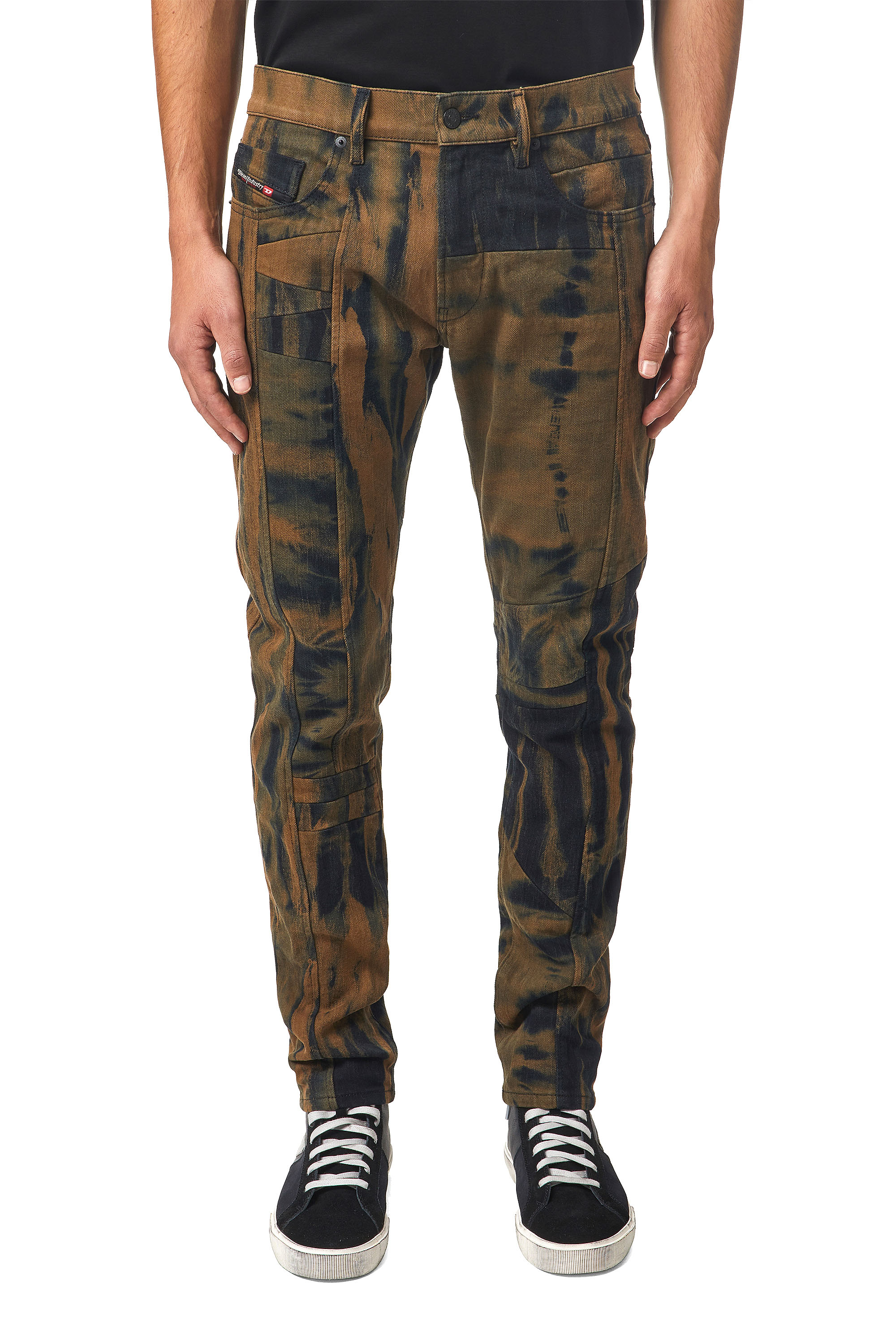 D-Strukt 09B34, Schwarz/Braun - Jeans
