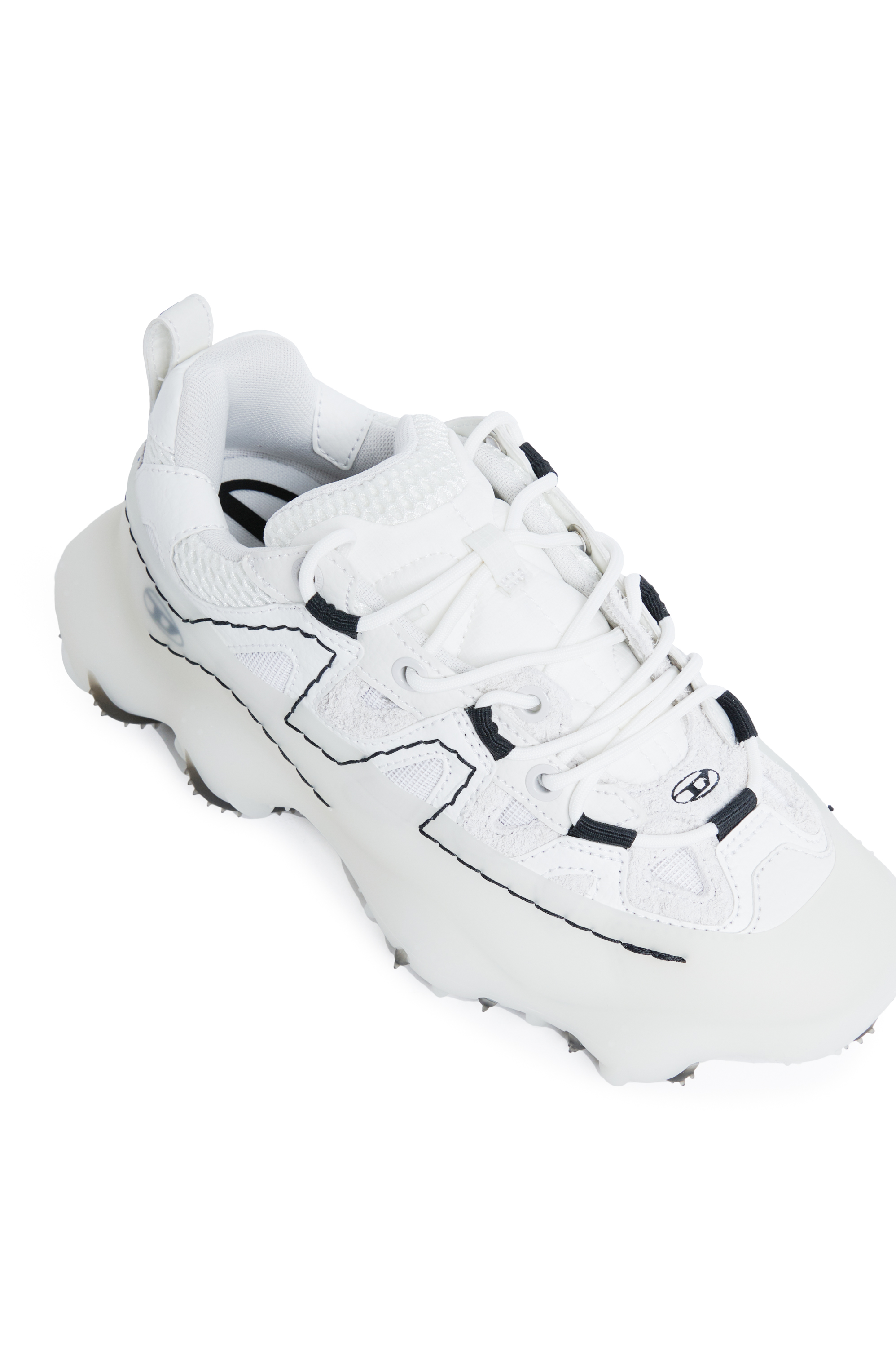 Diesel - S-PROTOTYPE P1, Unisex Sneakers aus Mesh, Leder und Ripstop in Weiß - 5