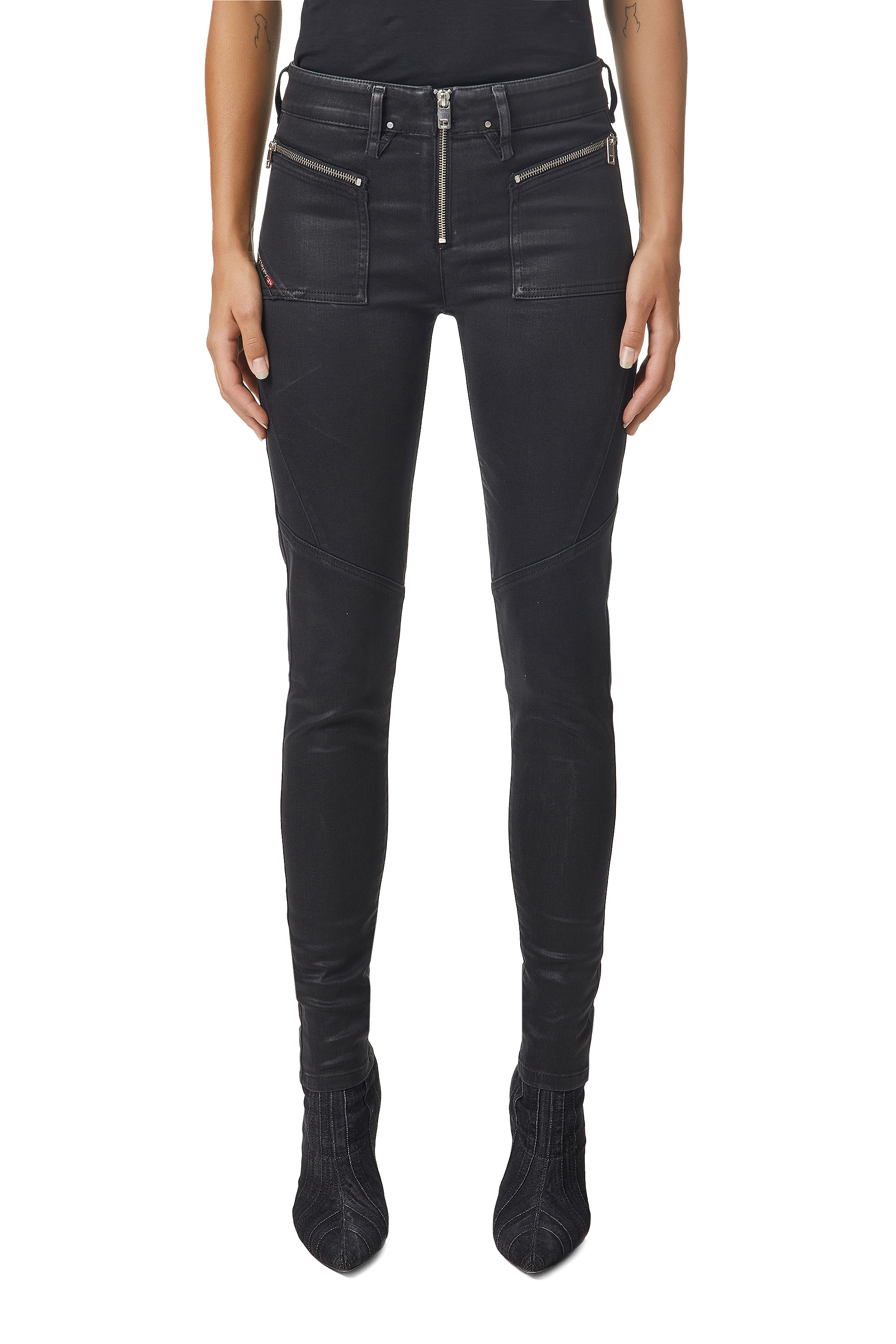 Slandy 069JT, Schwarz/Dunkelgrau - Jeans