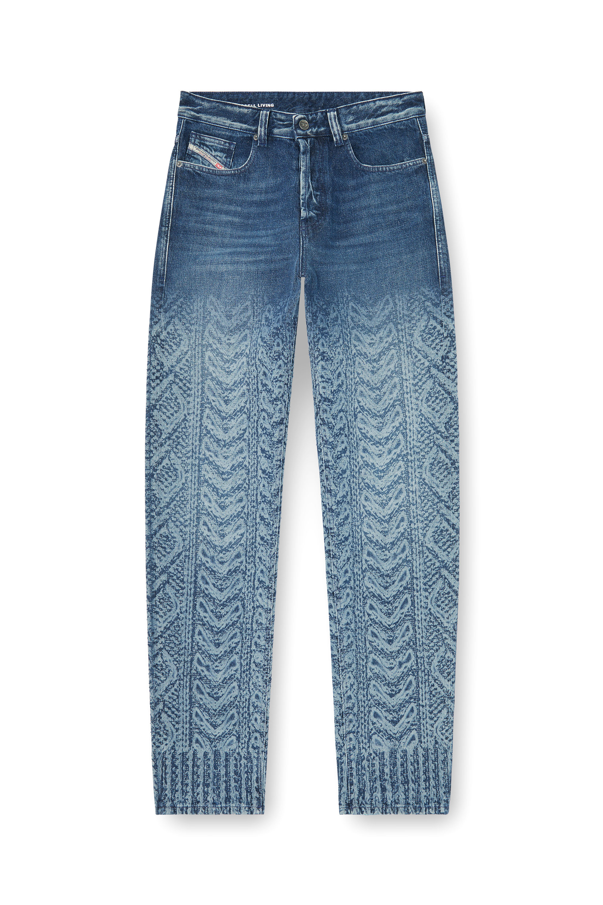 Diesel - Man's Regular Jeans 2024 D-Macs 007EV, Dark Blue - 3
