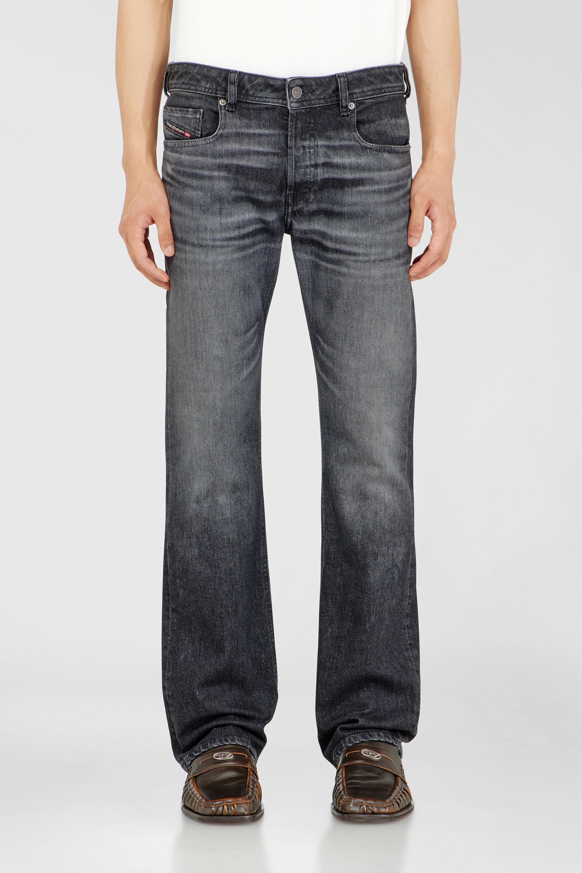 Diesel - Herren Bootcut Jeans 2007 Zatiny 09N48, Schwarz/Dunkelgrau - 1