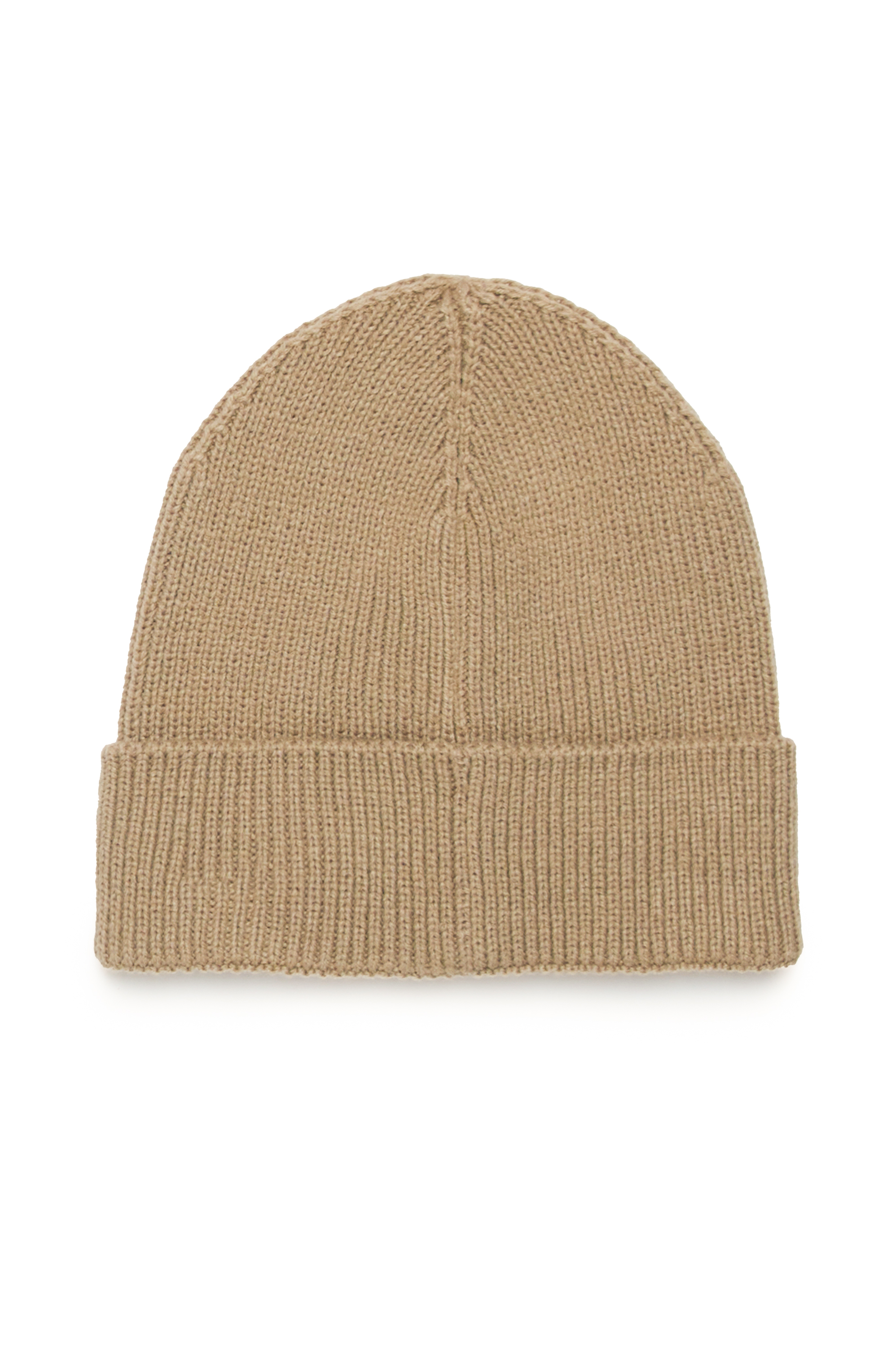 Diesel - FCODERFULLYTX, Unisex Beanie mit Logo-Stickerei in Hellbraun - 2