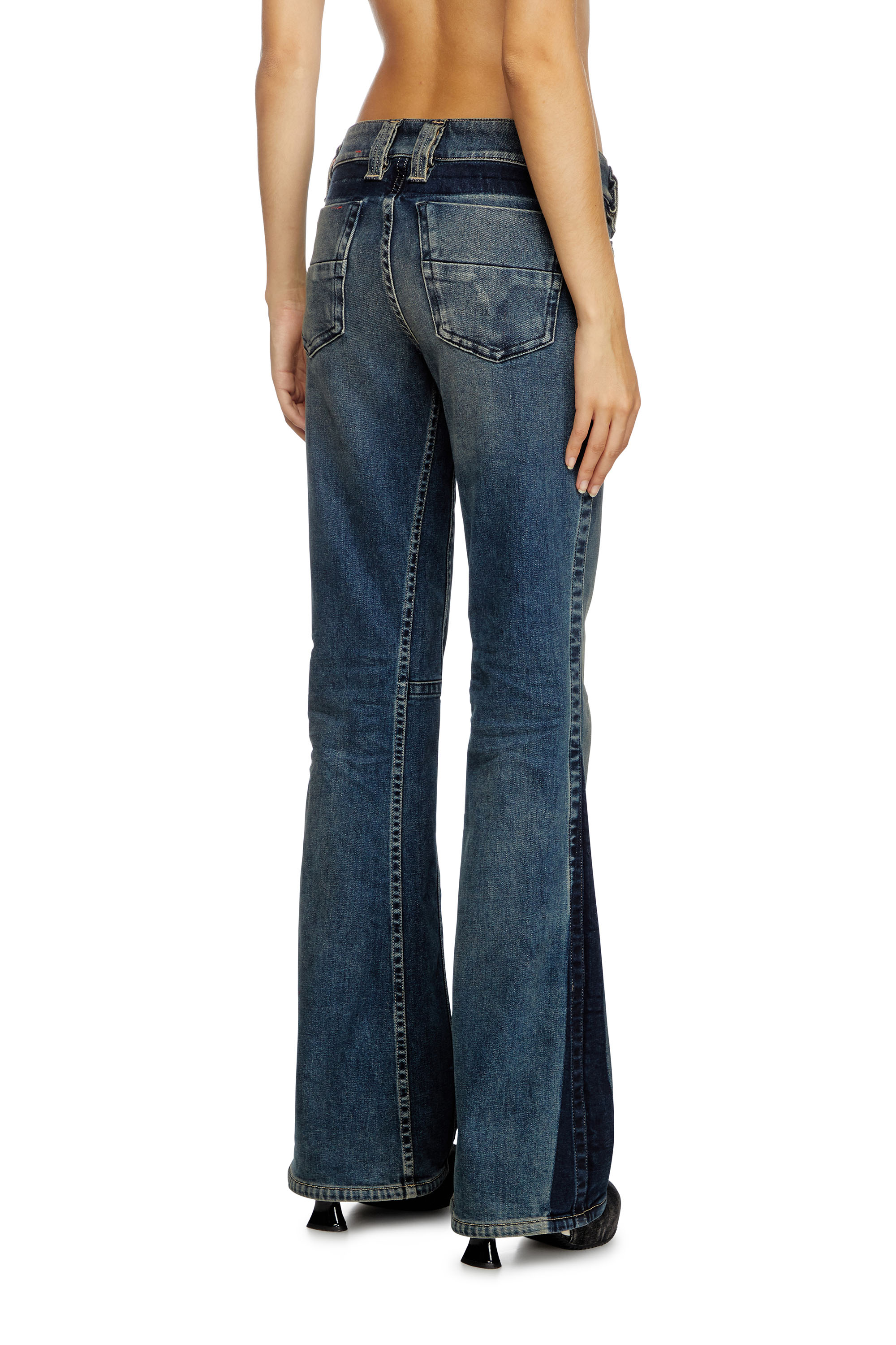 Diesel - Damen Bootcut Jeans D-Resh 09J06, Mittelblau - 4