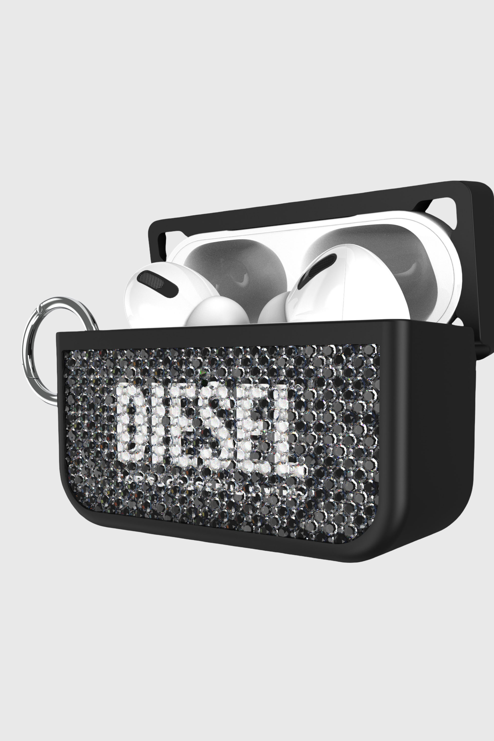 Diesel - 60195 AIRPOD CASE AIRPODS CASE, Unisex Swarovski Crystal Case for Airpods Pro / Pro 2 in Schwarz - 2
