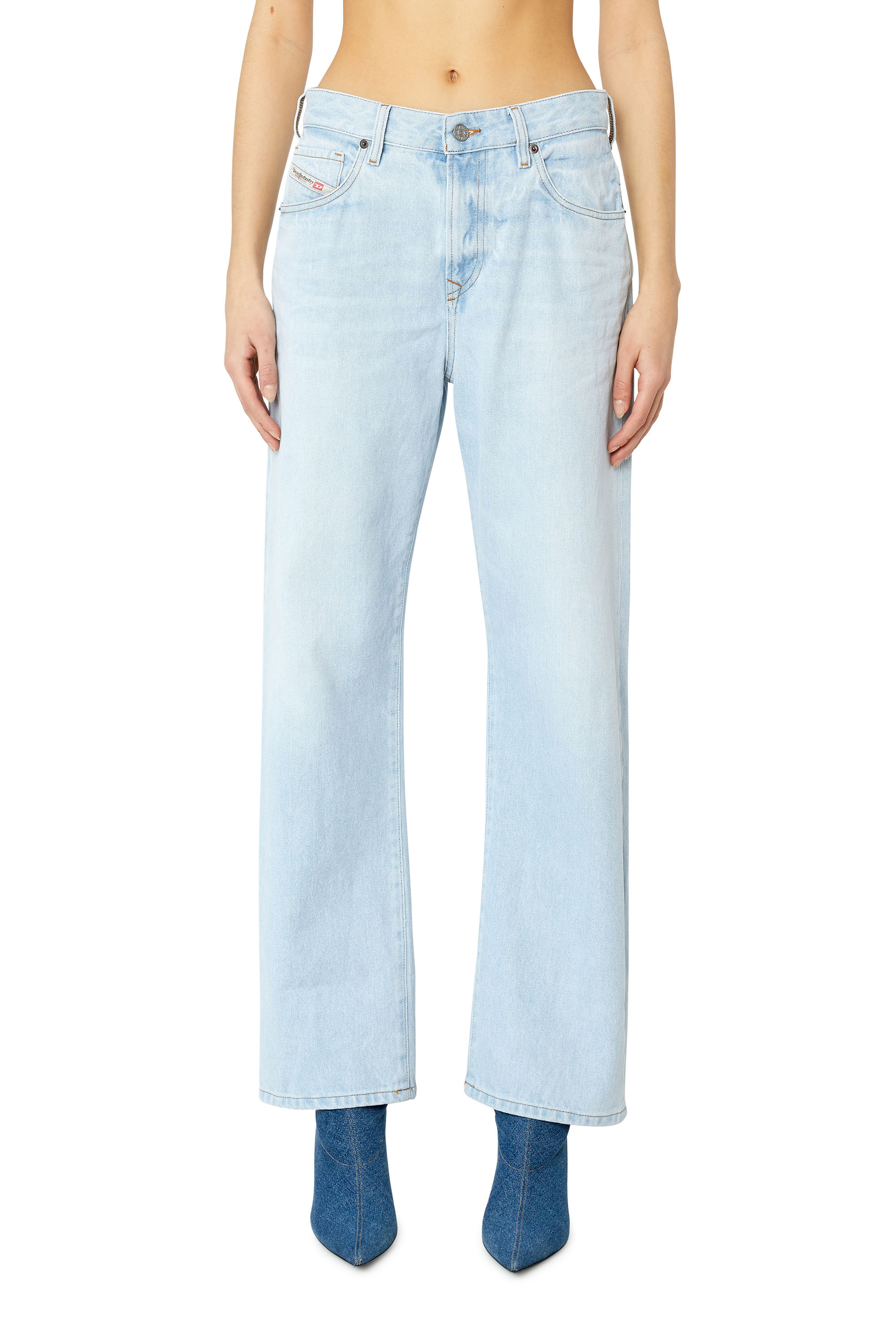 Diesel - 1999 D-Reggy 007L4 Straight Jeans, Hellblau - Image 1