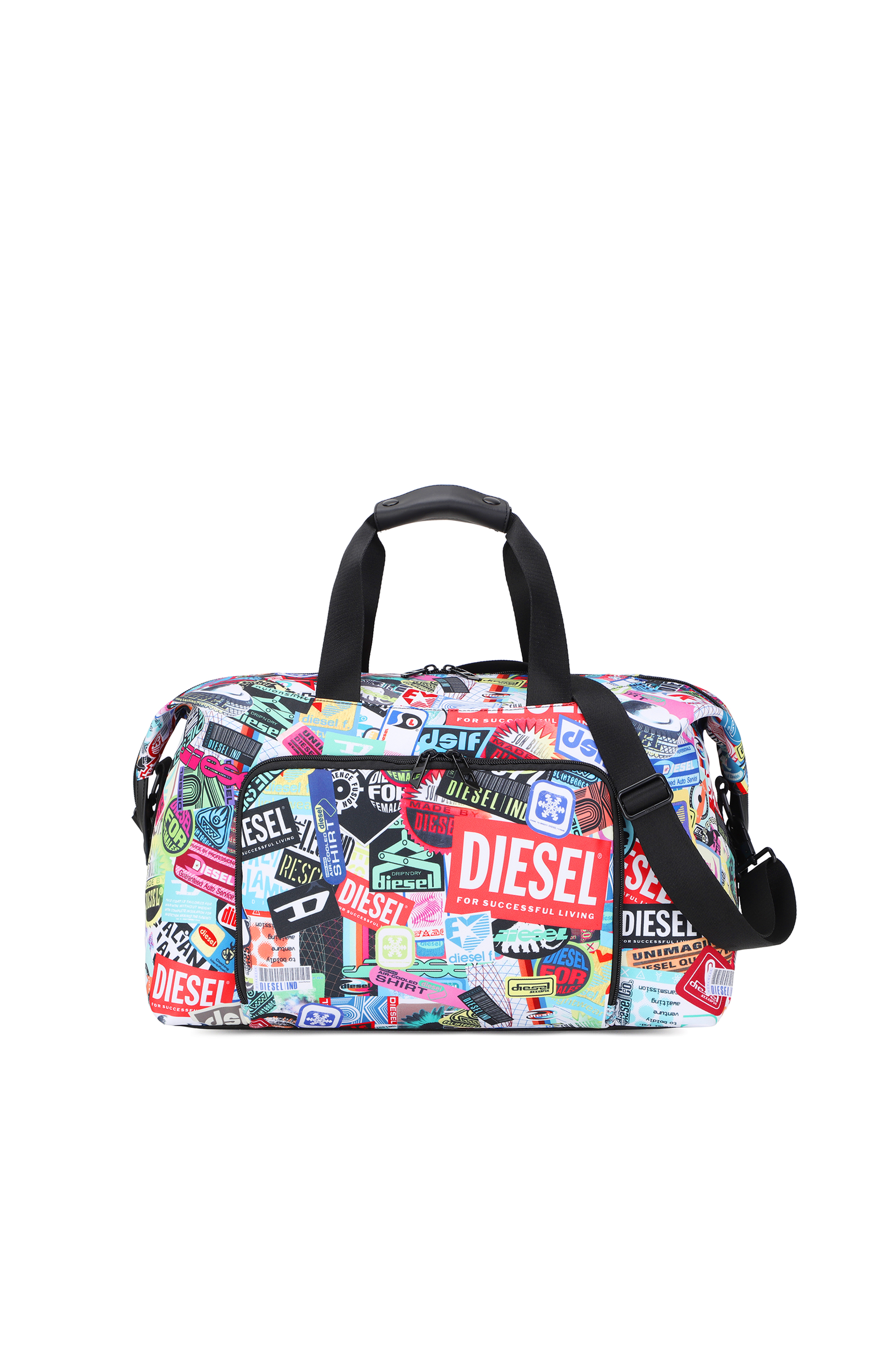 Diesel - DIESEL PC PRINTED DUFFLE-STICKERS- DSB00, Unisex Praktische Duffel-Tasche mit Aufklebern in Bunt - 1