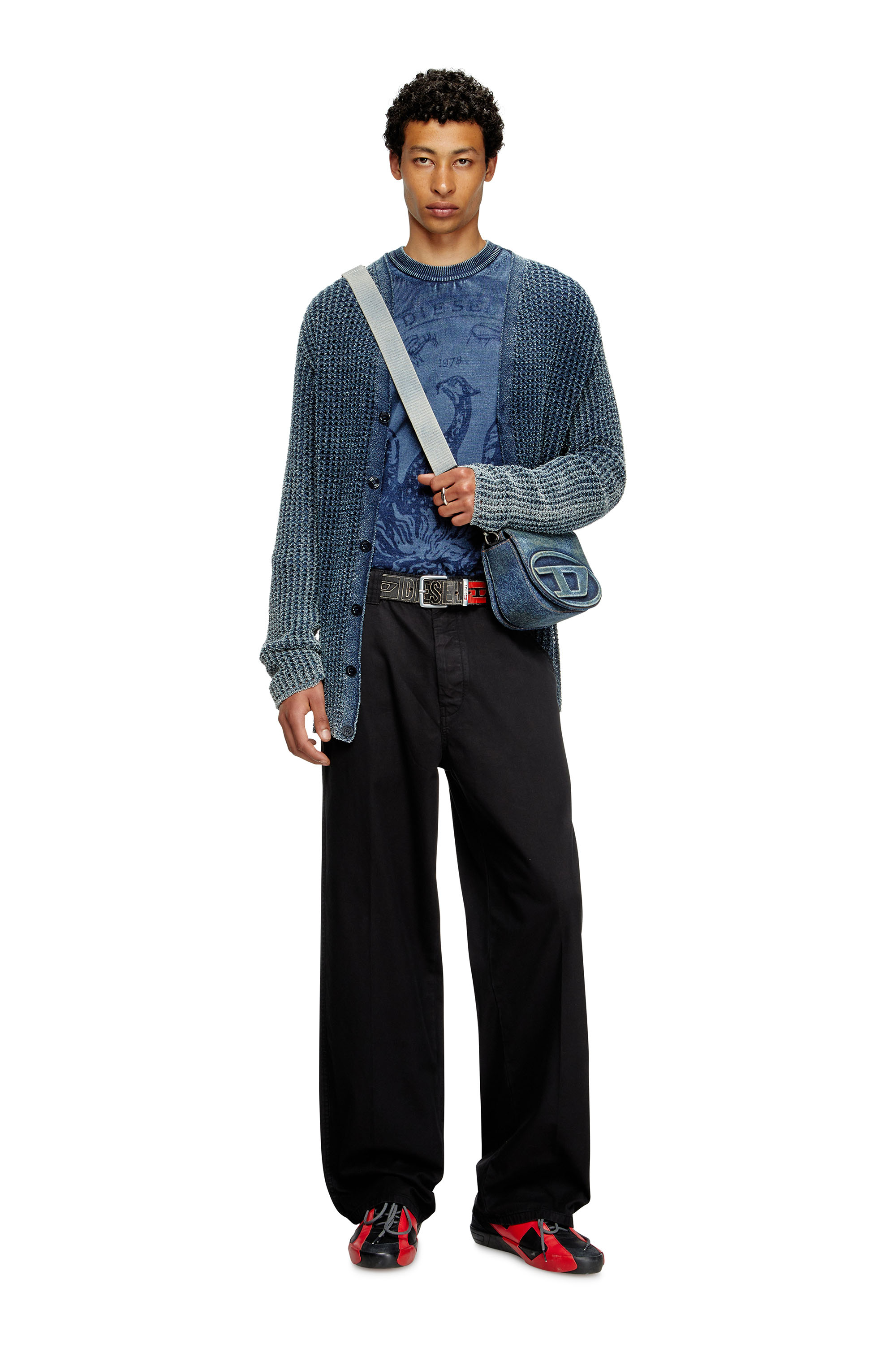 Diesel - P-HANT-CHINO, Herren Chinohose in Schwarz - 1