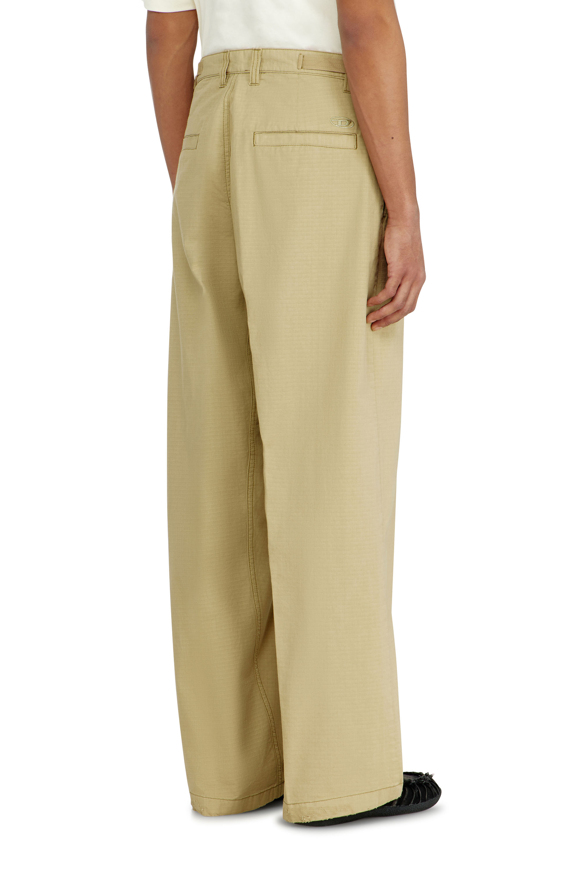 Diesel - P-BALL, Herren Baumwoll-Ripstop-Hose mit seitlichen Schnallen in null - 4