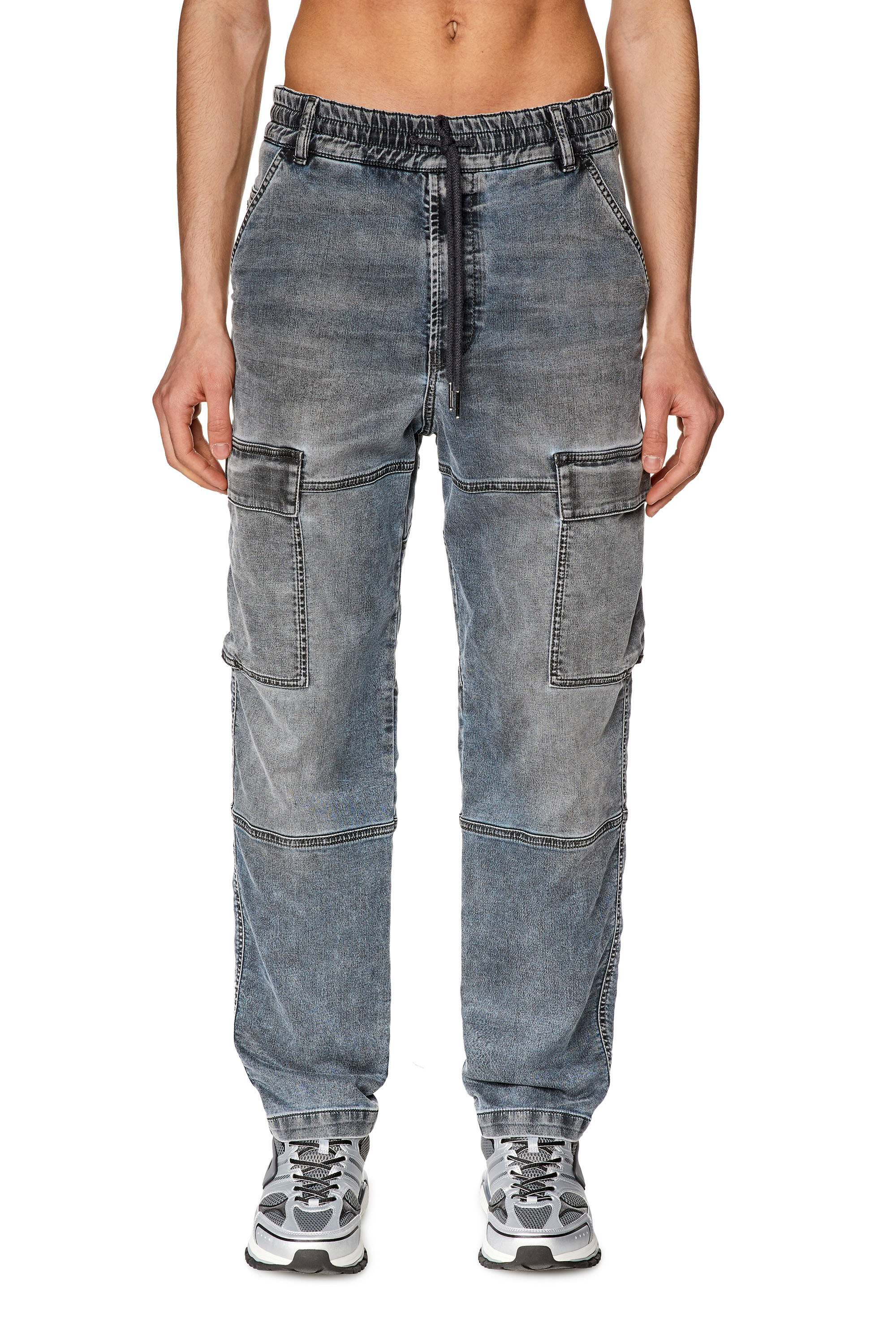 Diesel - Krooley JoggJeans® 068EZ Tapered, Grau - Image 1