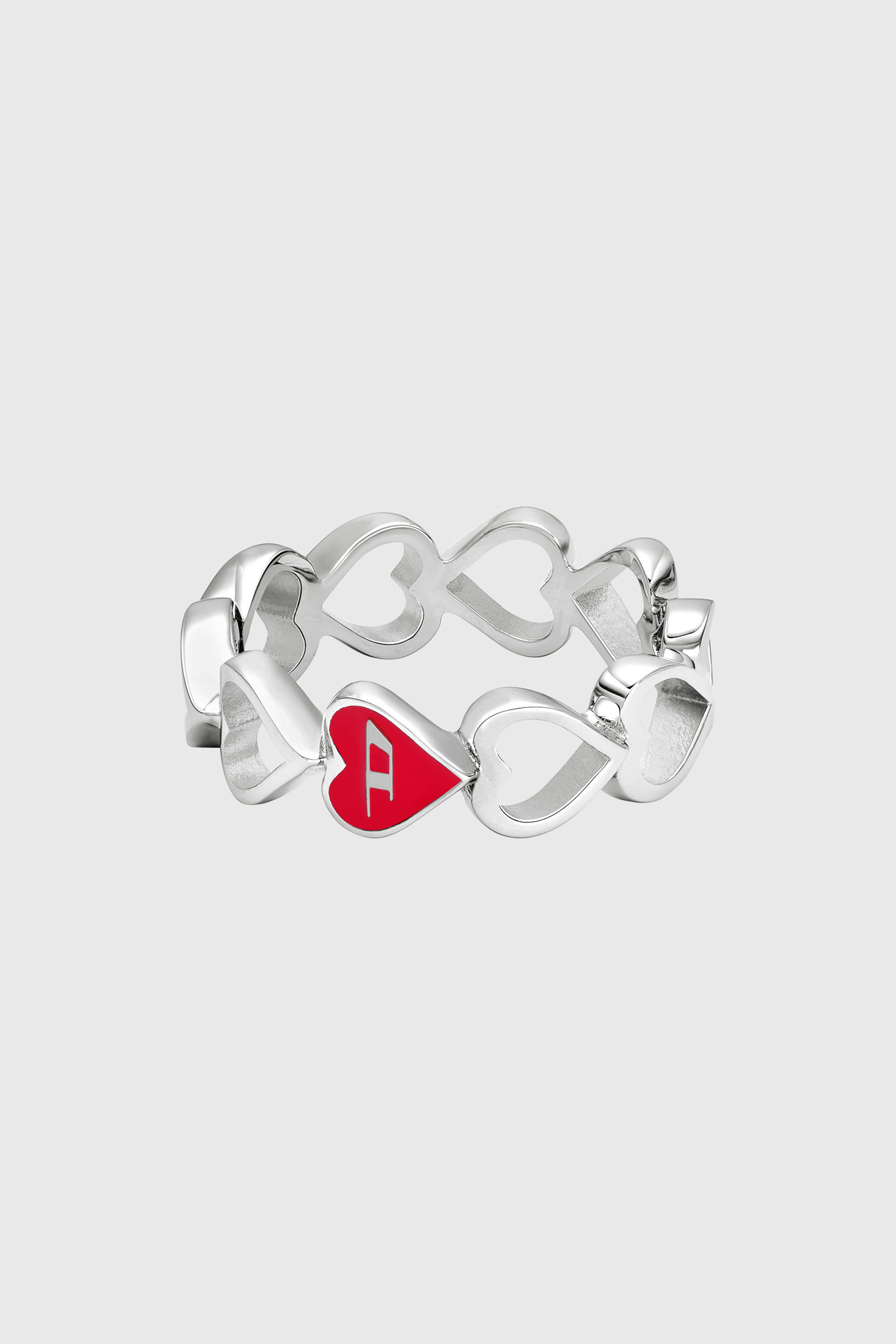 Diesel - DX166940 JEWELLERY, Unisex Edelstahl Bandring in Silber - 2