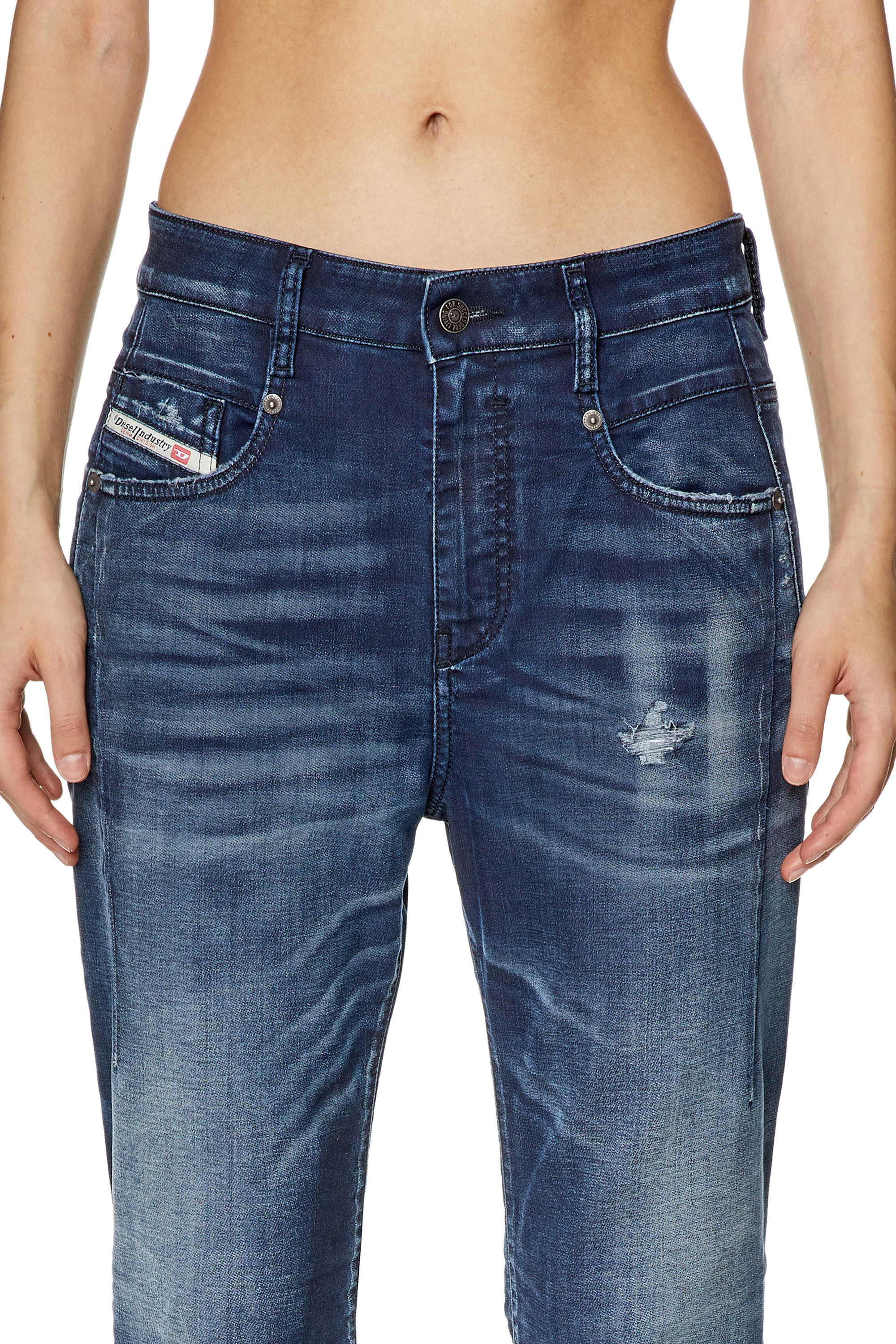 Diesel - Boyfriend Fayza JoggJeans® 068FQ, Dunkelblau - Image 3
