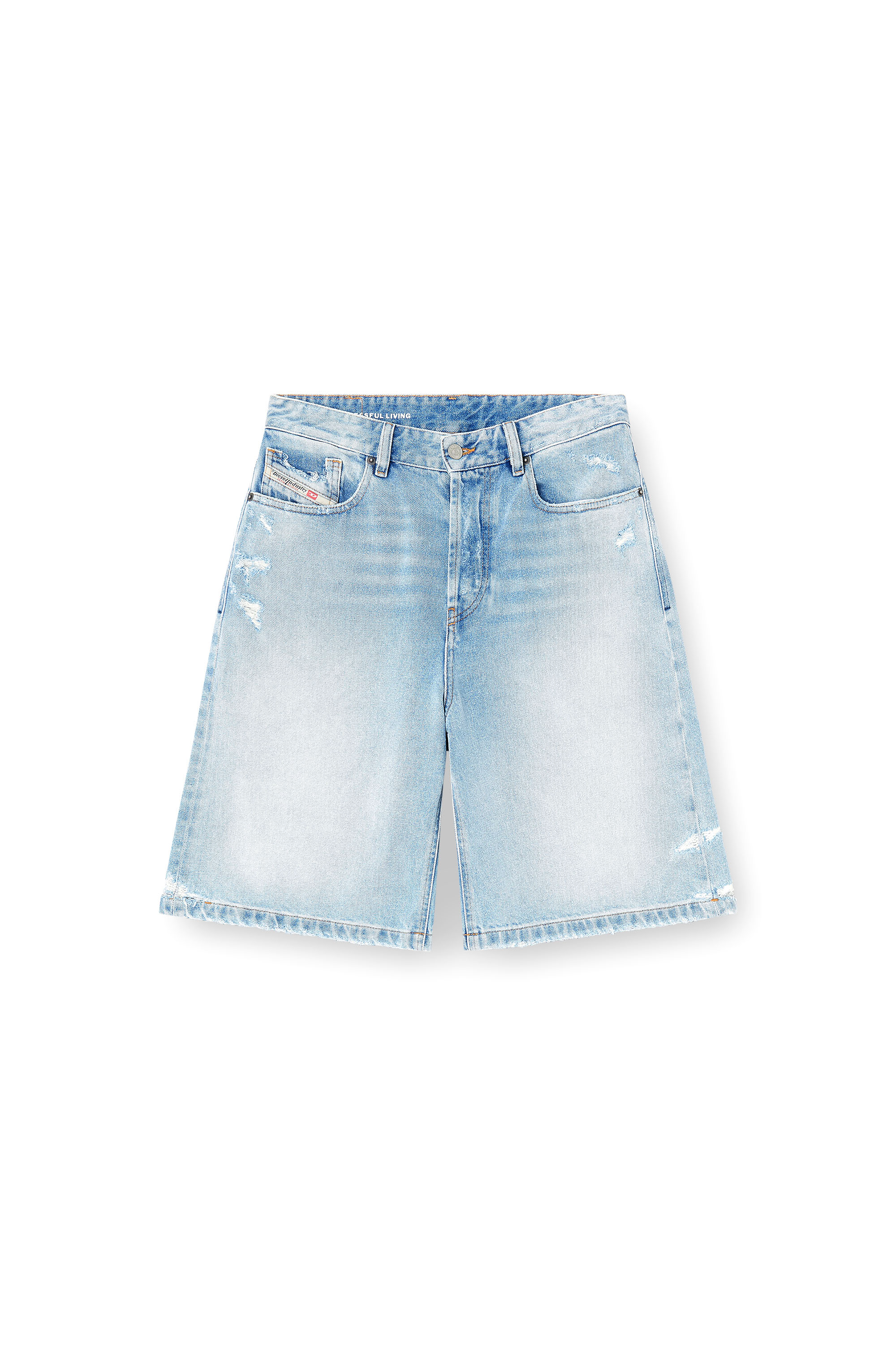 Diesel - DE-SIRE-SHORT, Damen Shorts aus Destroyed-Denim in null - 3