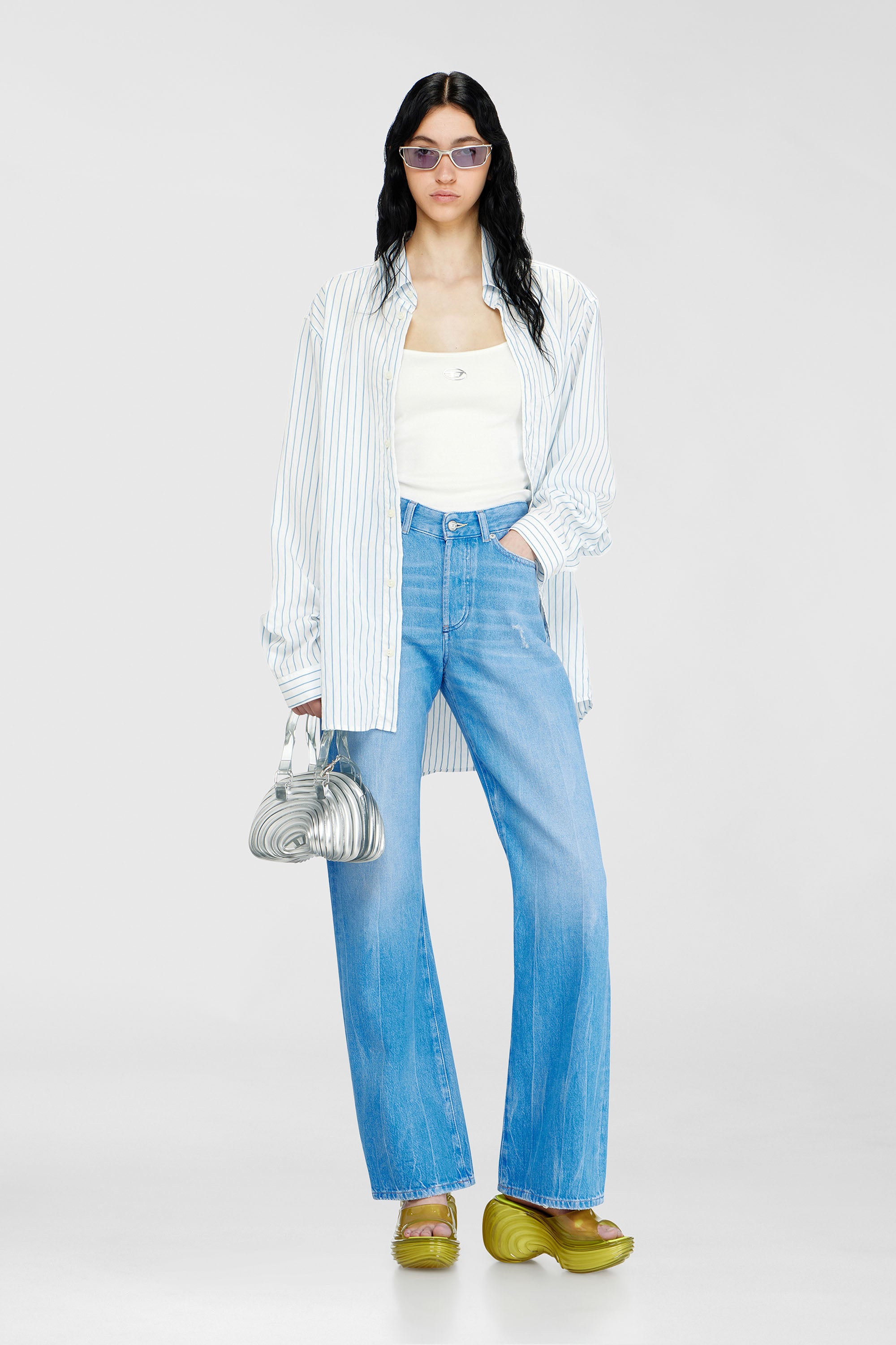 Diesel - MELISSA QUANTUM PLATFORM, Damen Plateau-Pantolette aus Melflex&reg; in Gelb - 2