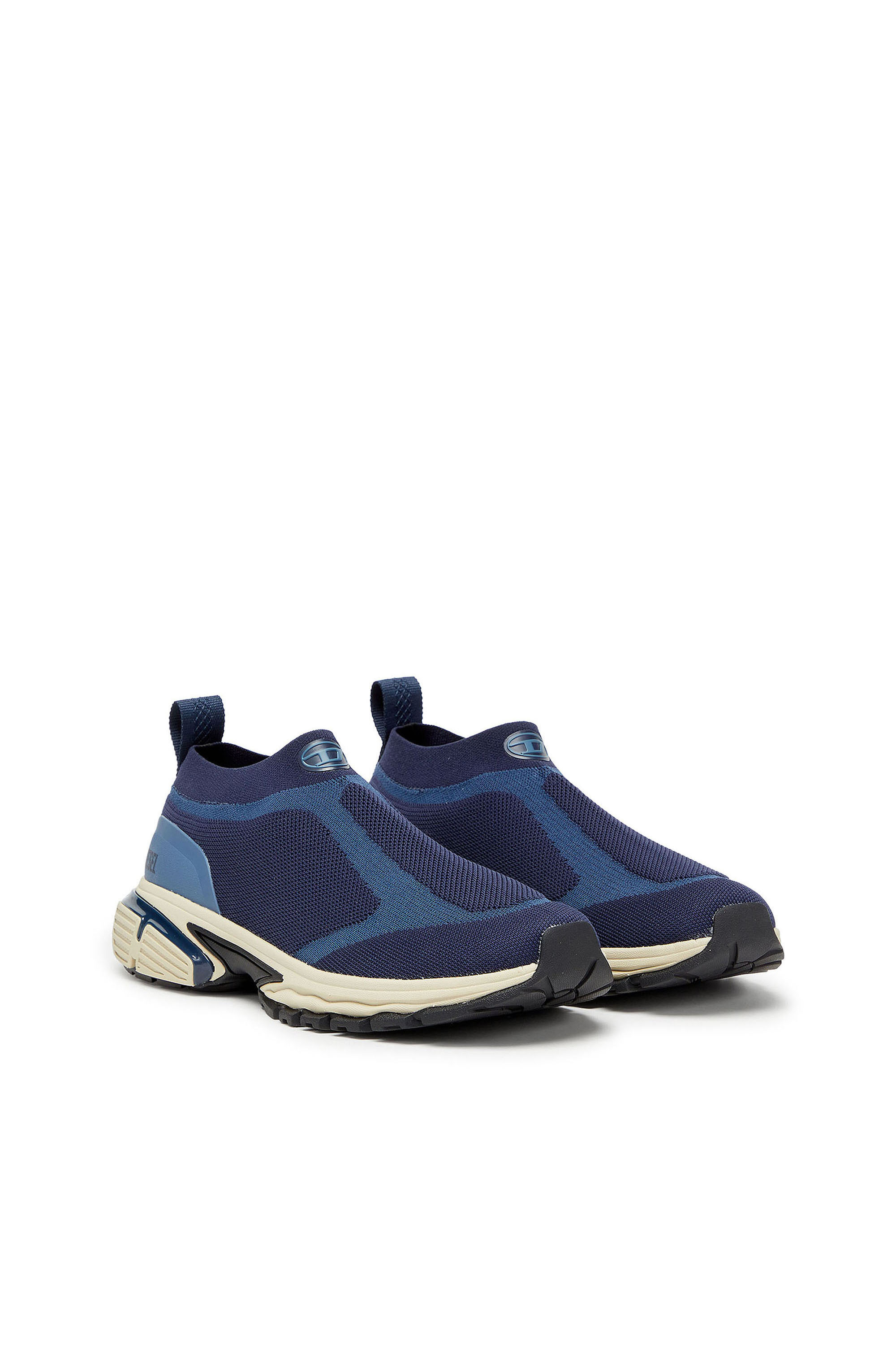 Diesel - S-PRO-V-DENSE-SOCKS, Herren Pro-V-Dense-Slip-on-Strick-Sockenturnschuhe in Blau - 2