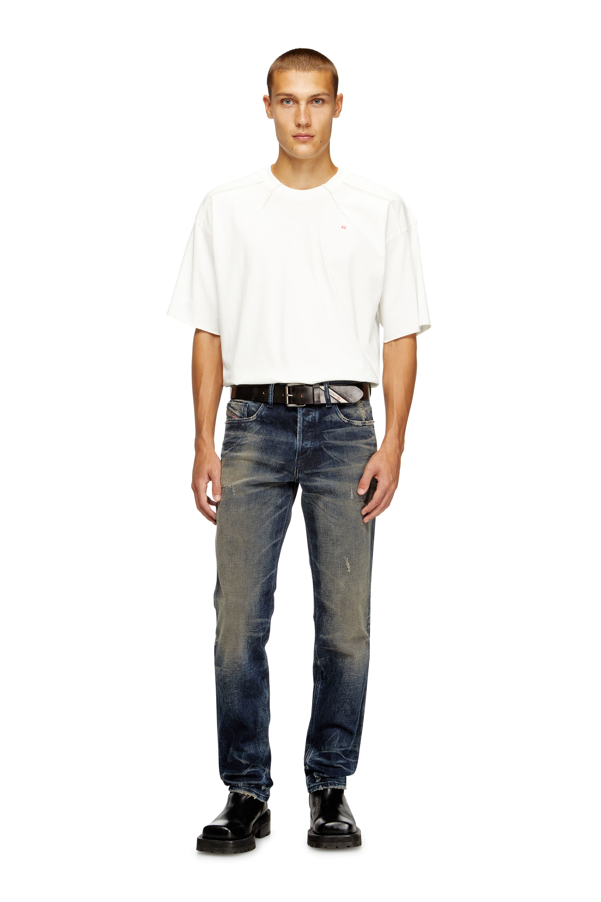 Diesel - Herren Regular Jeans 2023 D-Finitive 09M46, Dunkelblau - 2