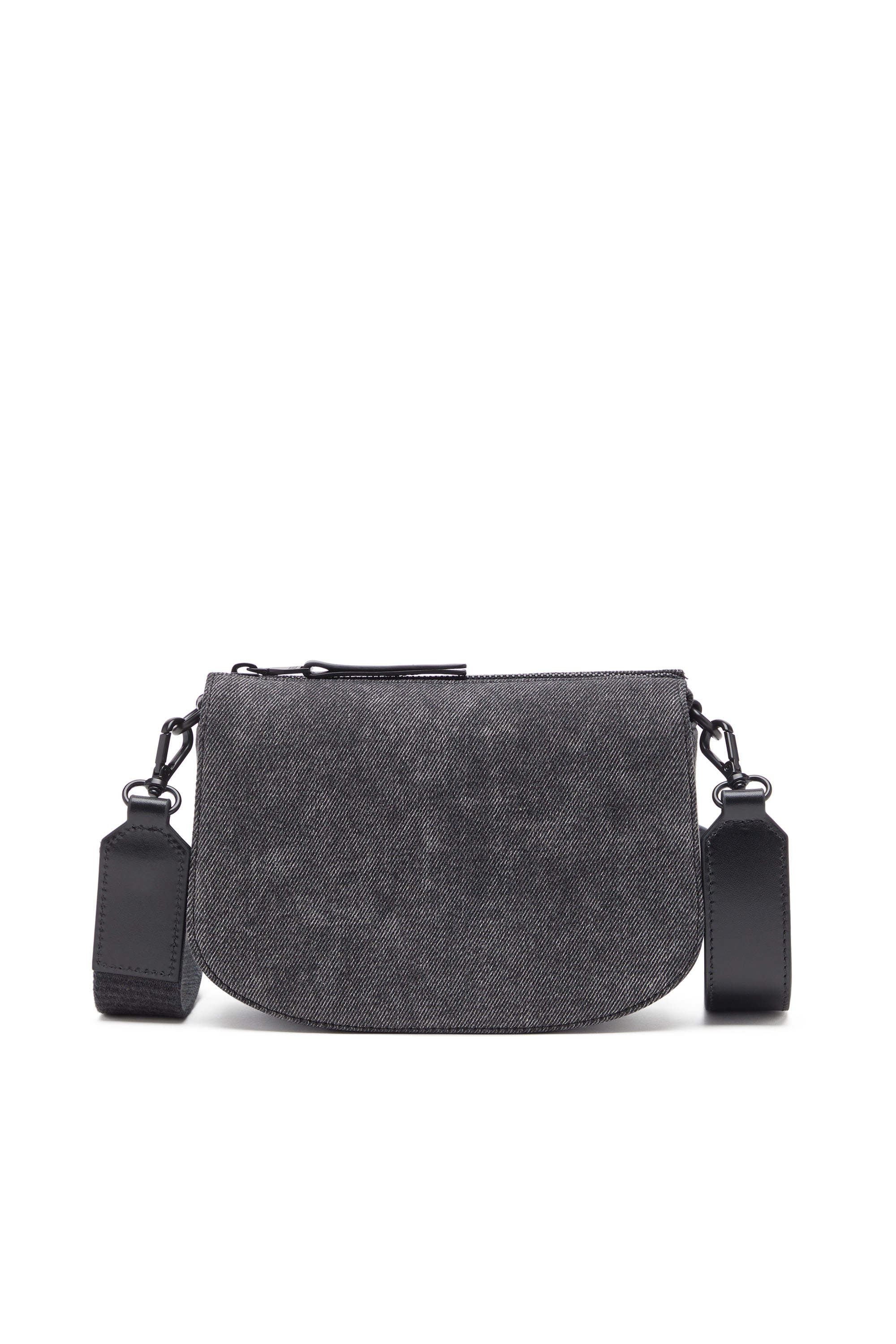 Diesel - 1DR CAMERA BAG, Herren Camera Bag aus Stonewashed-Denim in Schwarz - 2