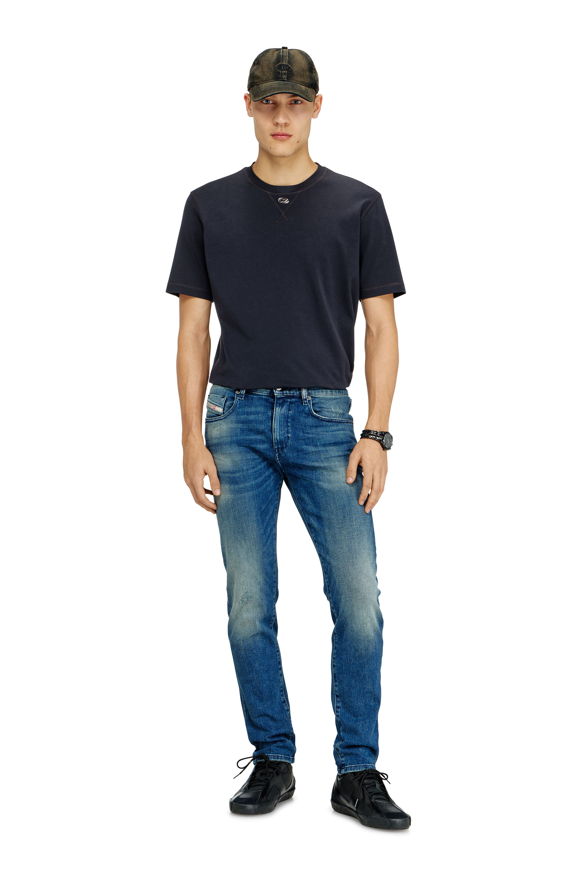 Diesel - Herren Slim Jeans 2019 D-Strukt 0ADBT, Mittelblau - 2