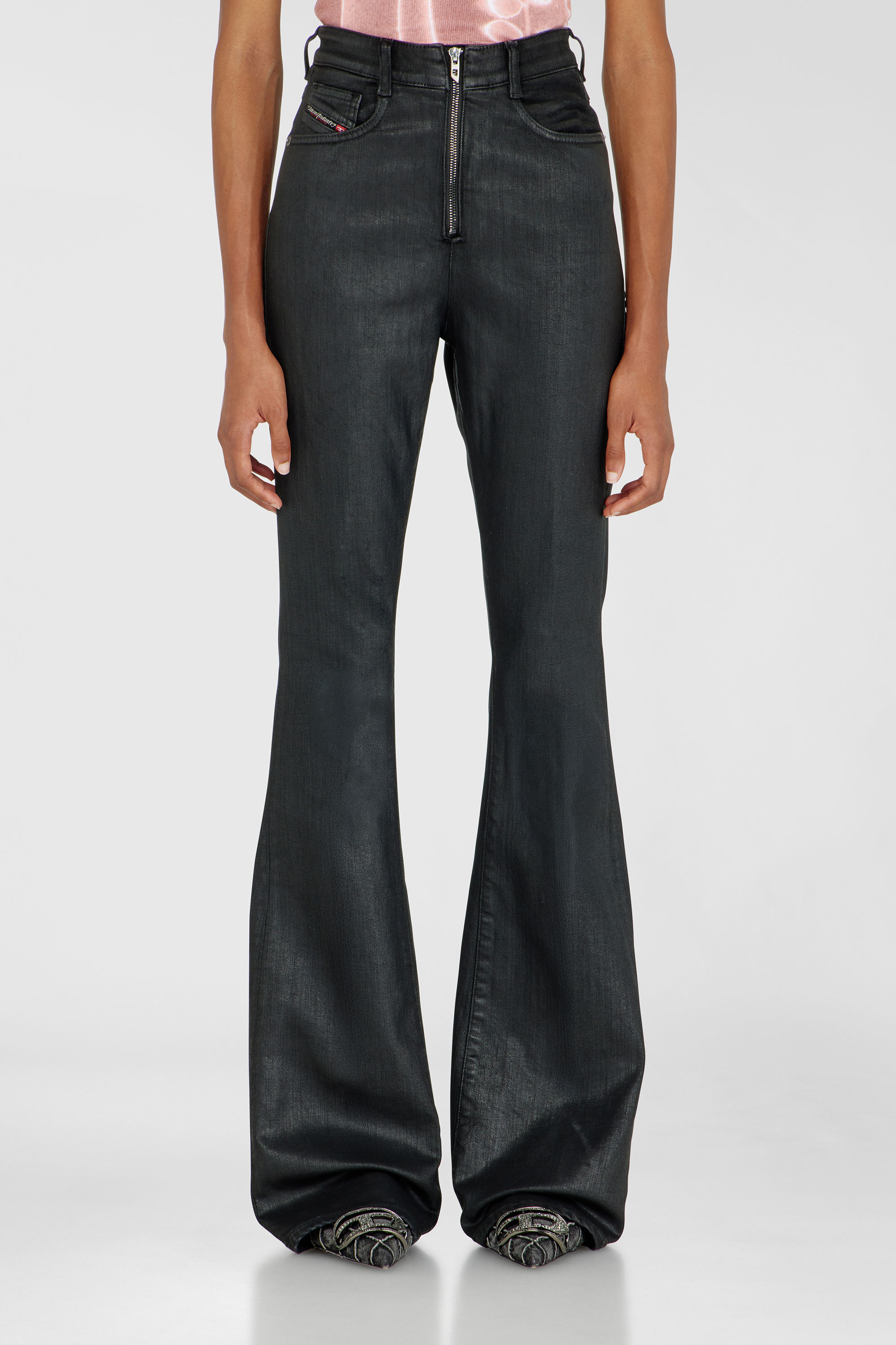 Diesel - Damen Bootcut Jeans 1973 D-Partt 09P78, Schwarz/Dunkelgrau - 4