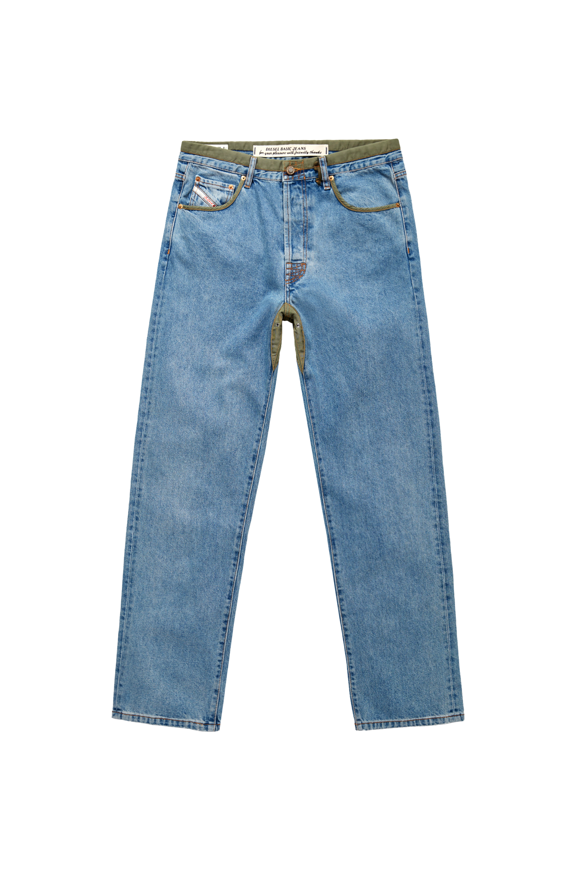Diesel - DxD-P3 0CBBI Straight Jeans, Hellblau - Image 5