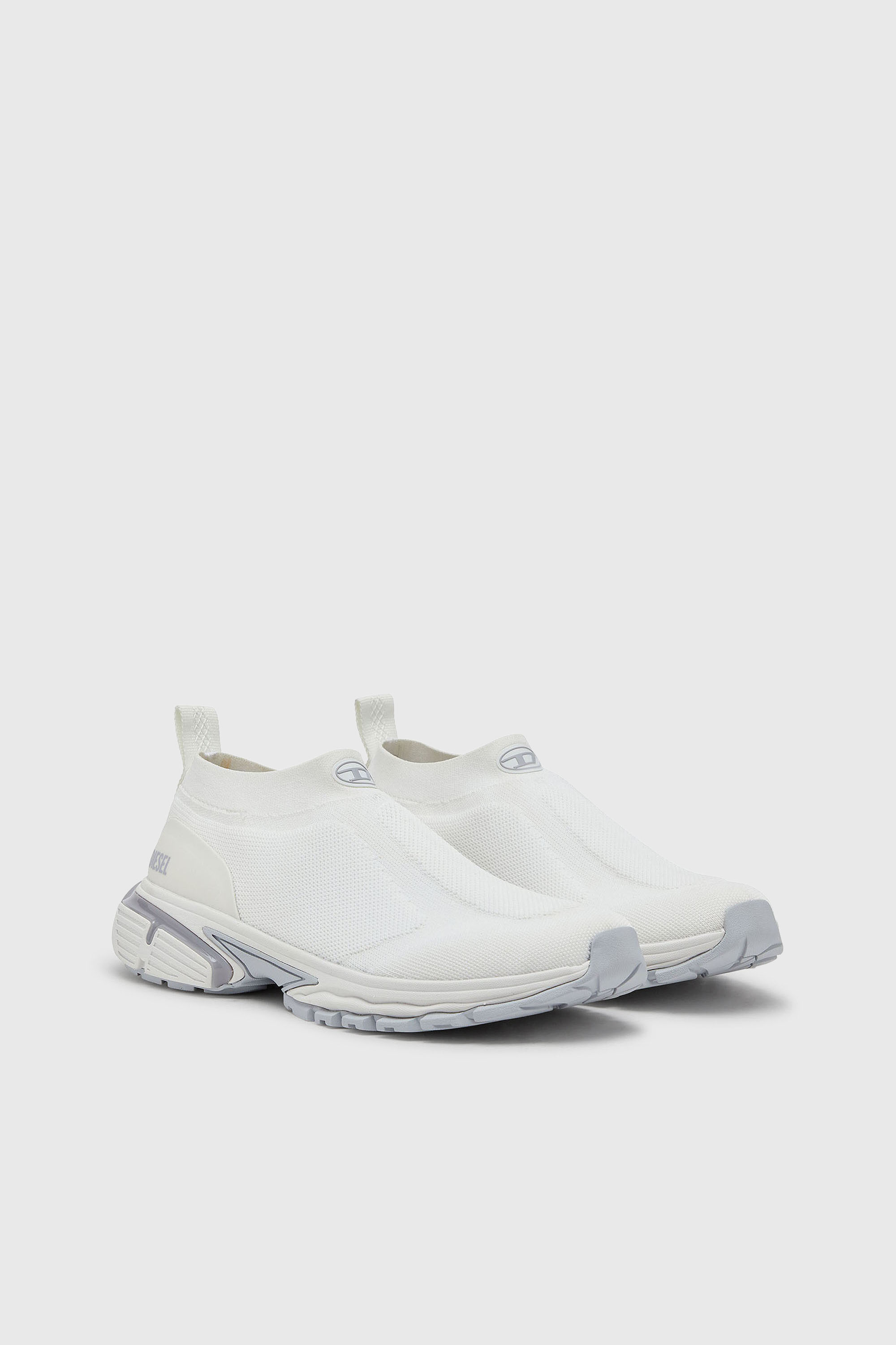 Diesel - S-PRO-V-DENSE-SOCKS, Man's Pro-V-Dense-Slip-on knit sock sneakers in White - 2