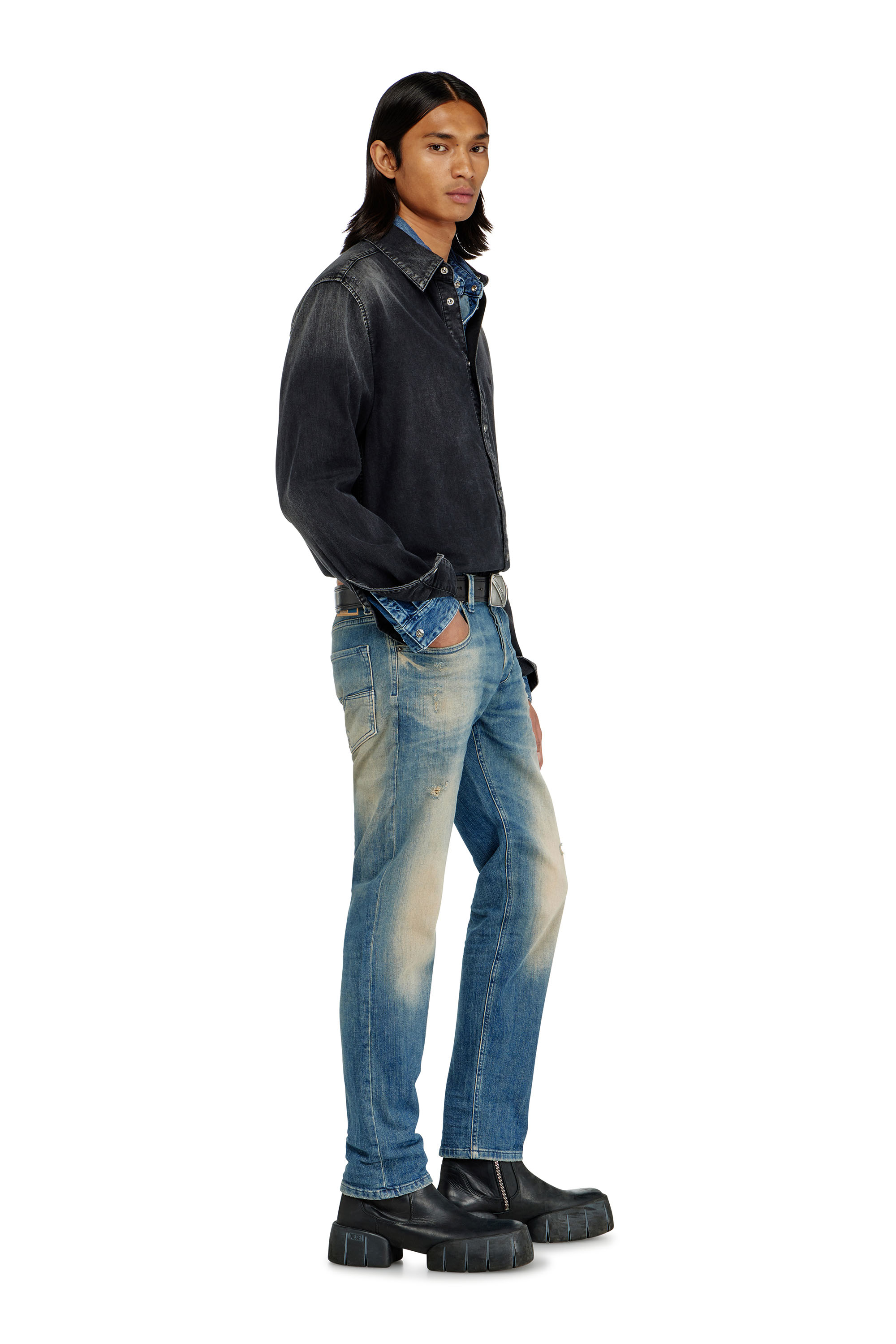 Diesel - Herren Regular 2030 D-Krooley Joggjeans&reg; 068XU, Dunkelblau - 1