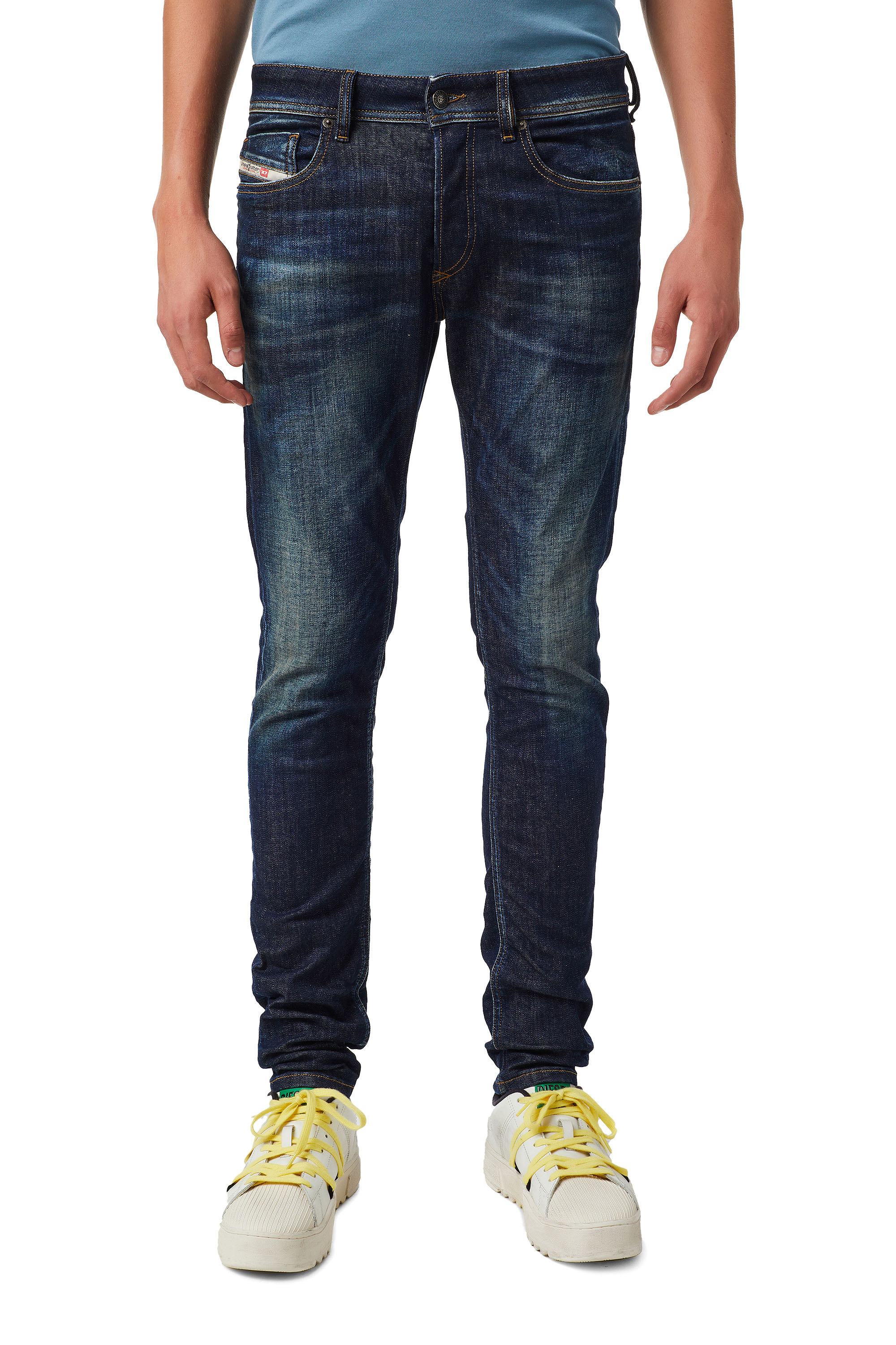 Sleenker 09B07, Dunkelblau - Jeans