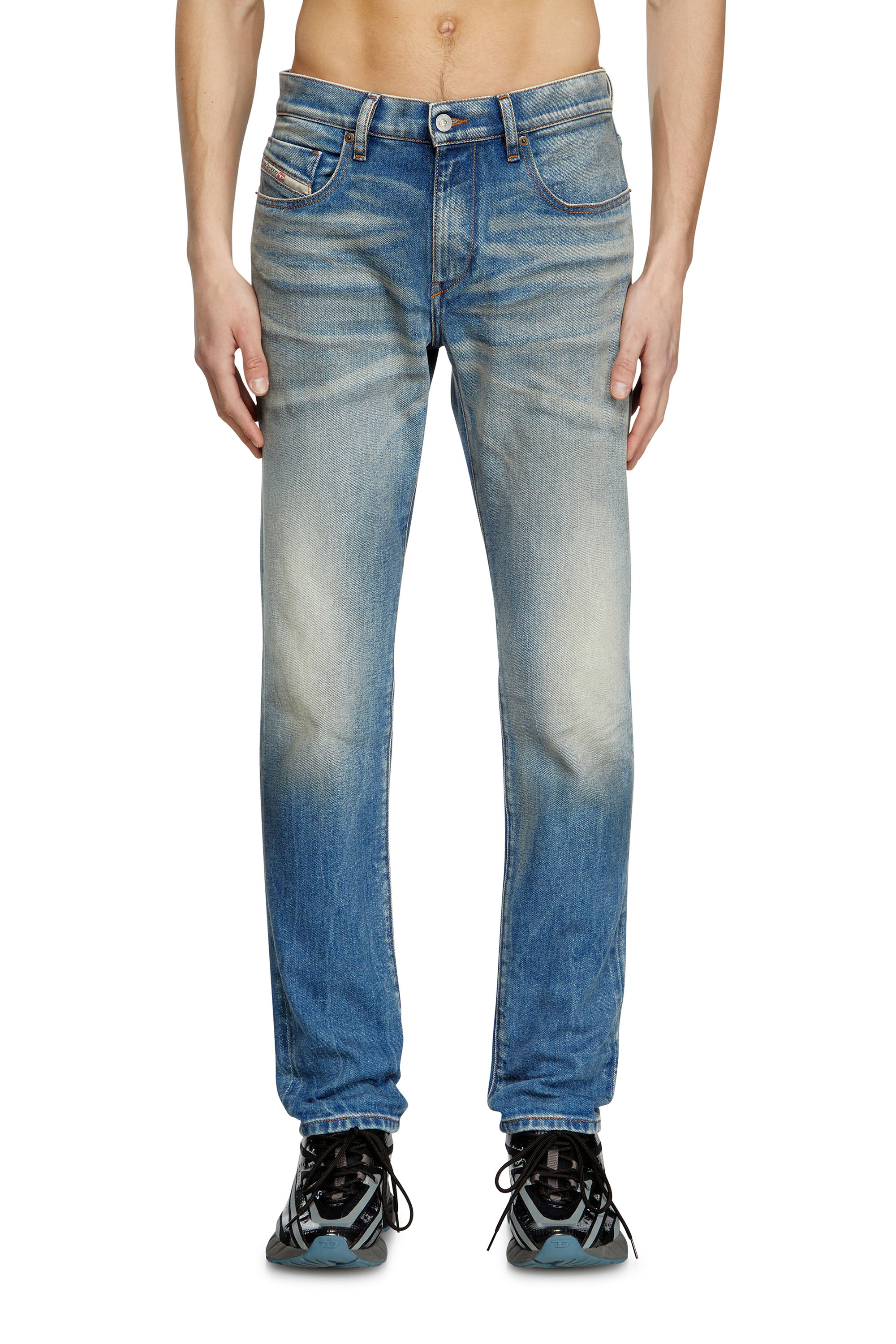 Diesel - Herren Slim Jeans 2019 D-Strukt 09L30, Mittelblau - 1