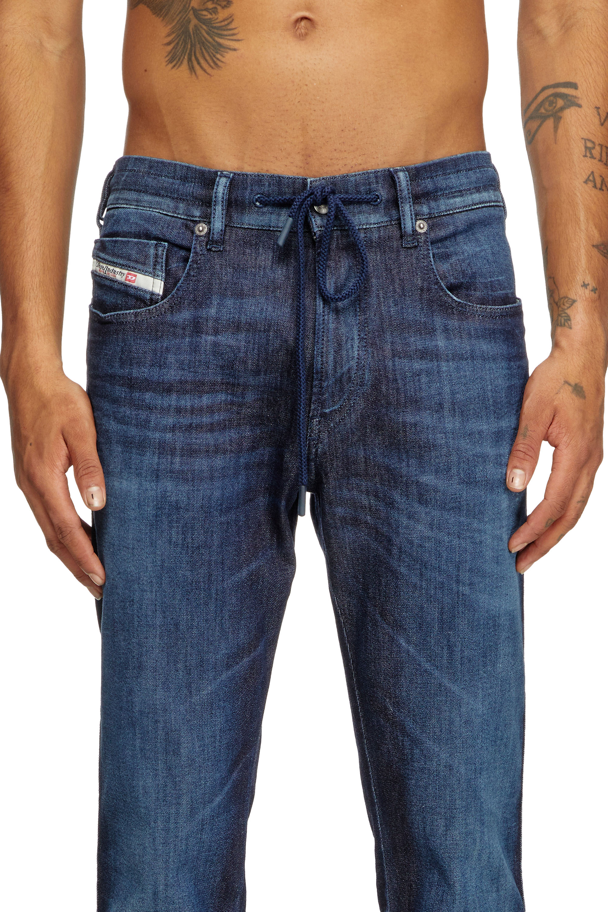 Diesel - Herren Slim 2060 D-Strukt Joggjeans® 09L11, Dunkelblau - 5