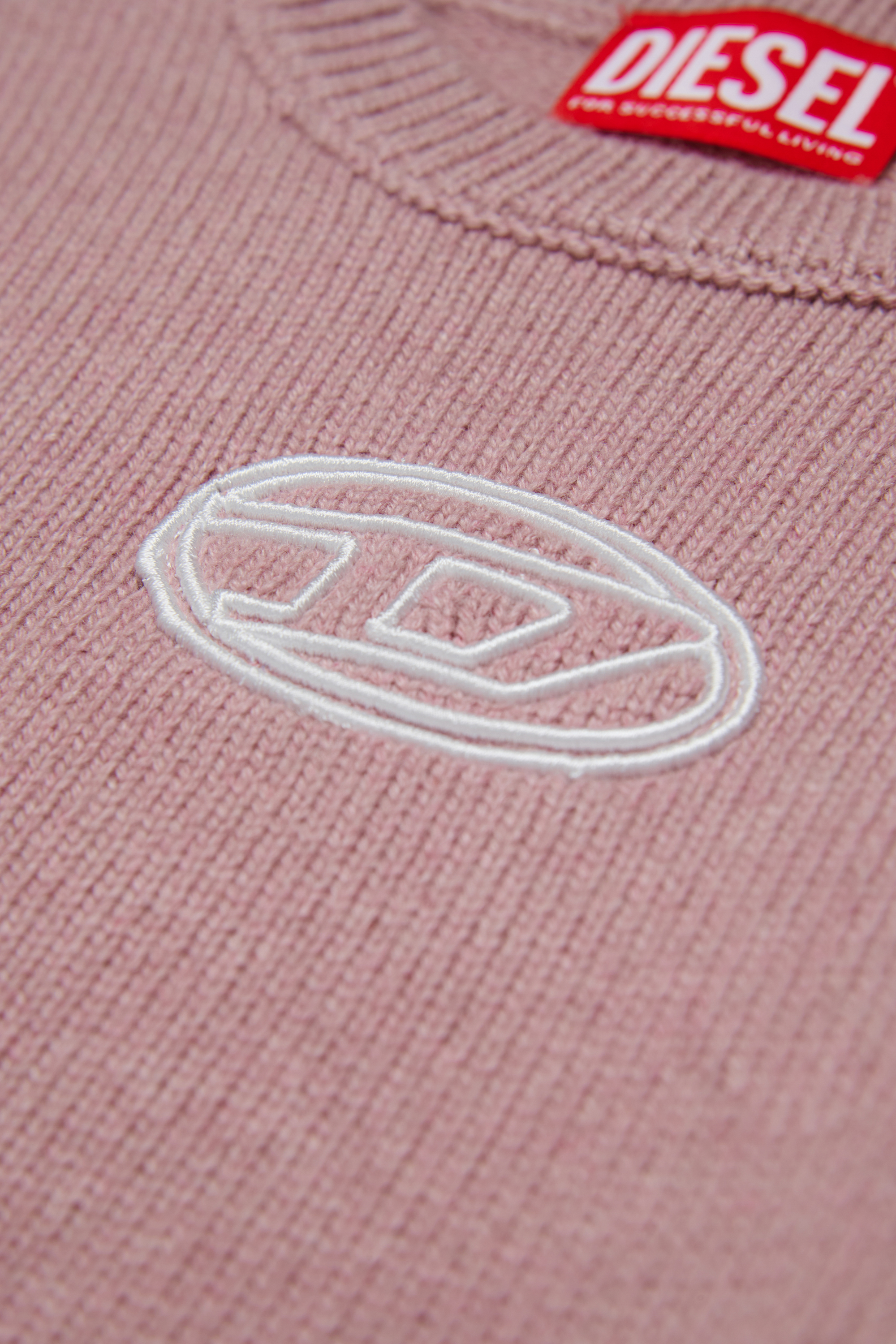 Diesel - KLESSY, Damen Wollmischpullover mit Logo in Rosa - 4