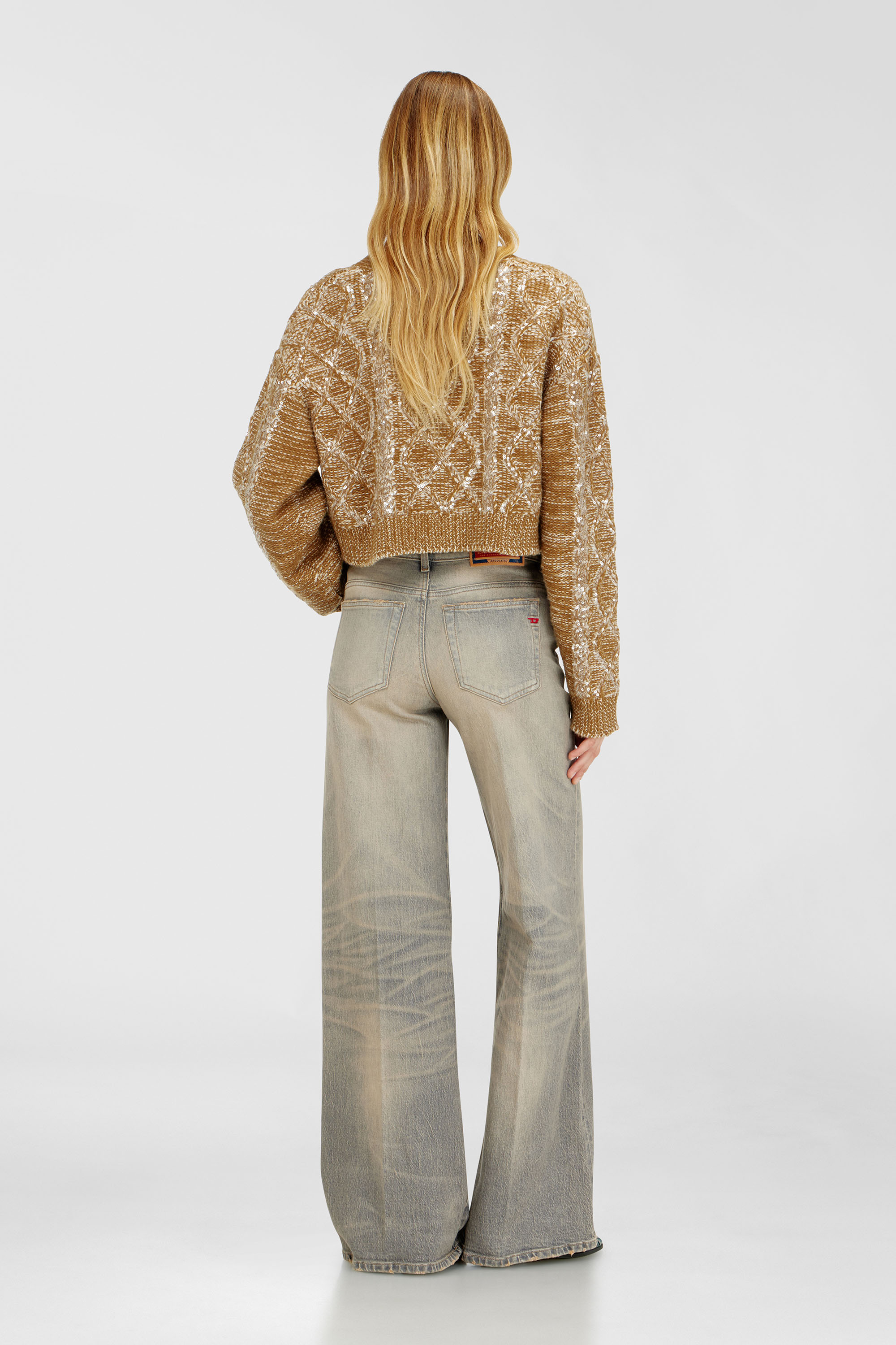 Diesel - Damen Flare Jeans 1978 D-Akemi 0LJDV, Grau - 3