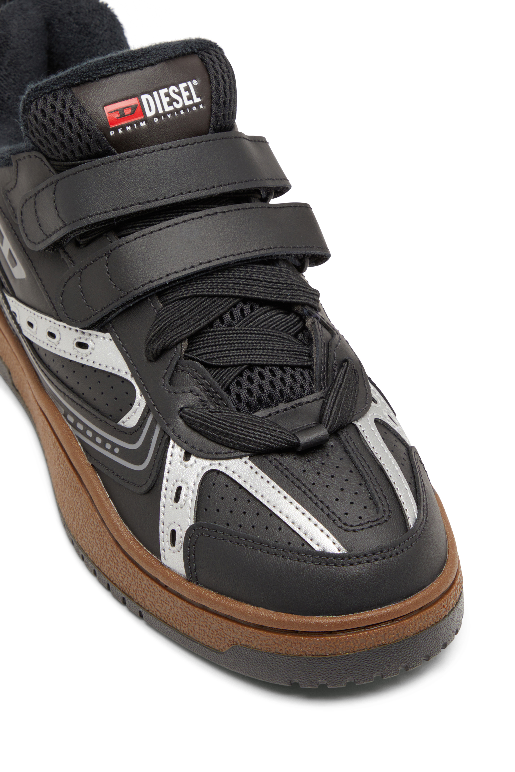 Diesel - S-UKIYO SKT, Herren S-Ukiyo-Sneakers aus Leder mit Riemen in Schwarz - 6