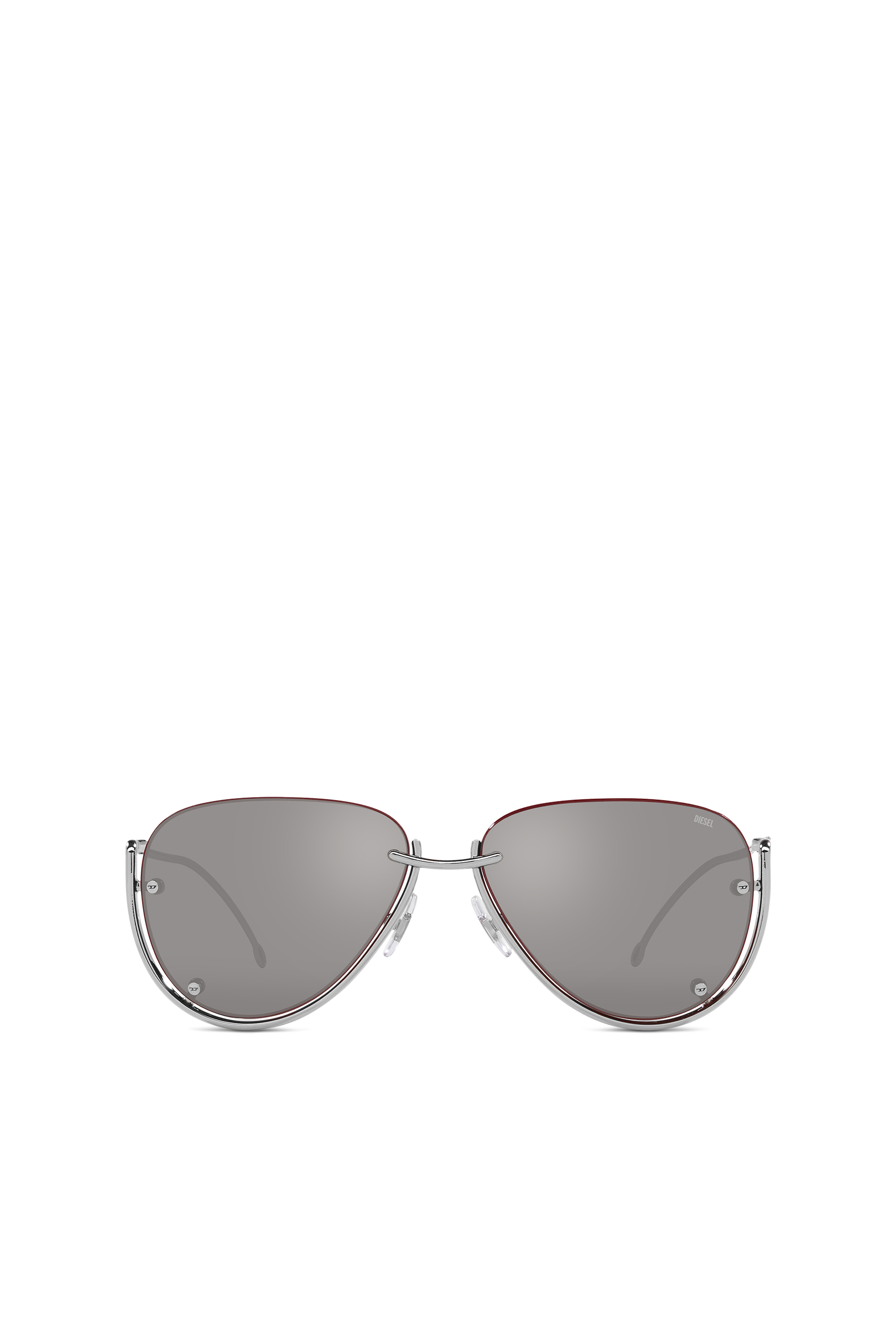 Diesel - 0DL1003, Unisex Brille in Pilotenform in Silber - 1