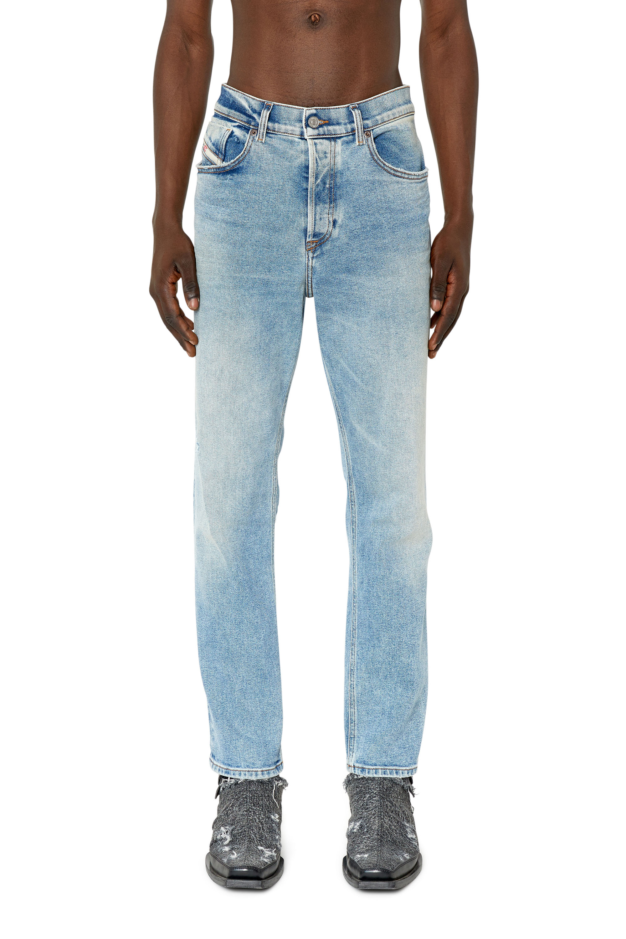 Diesel - 2005 D-Fining 09E86 Tapered Jeans, Hellblau - Image 1
