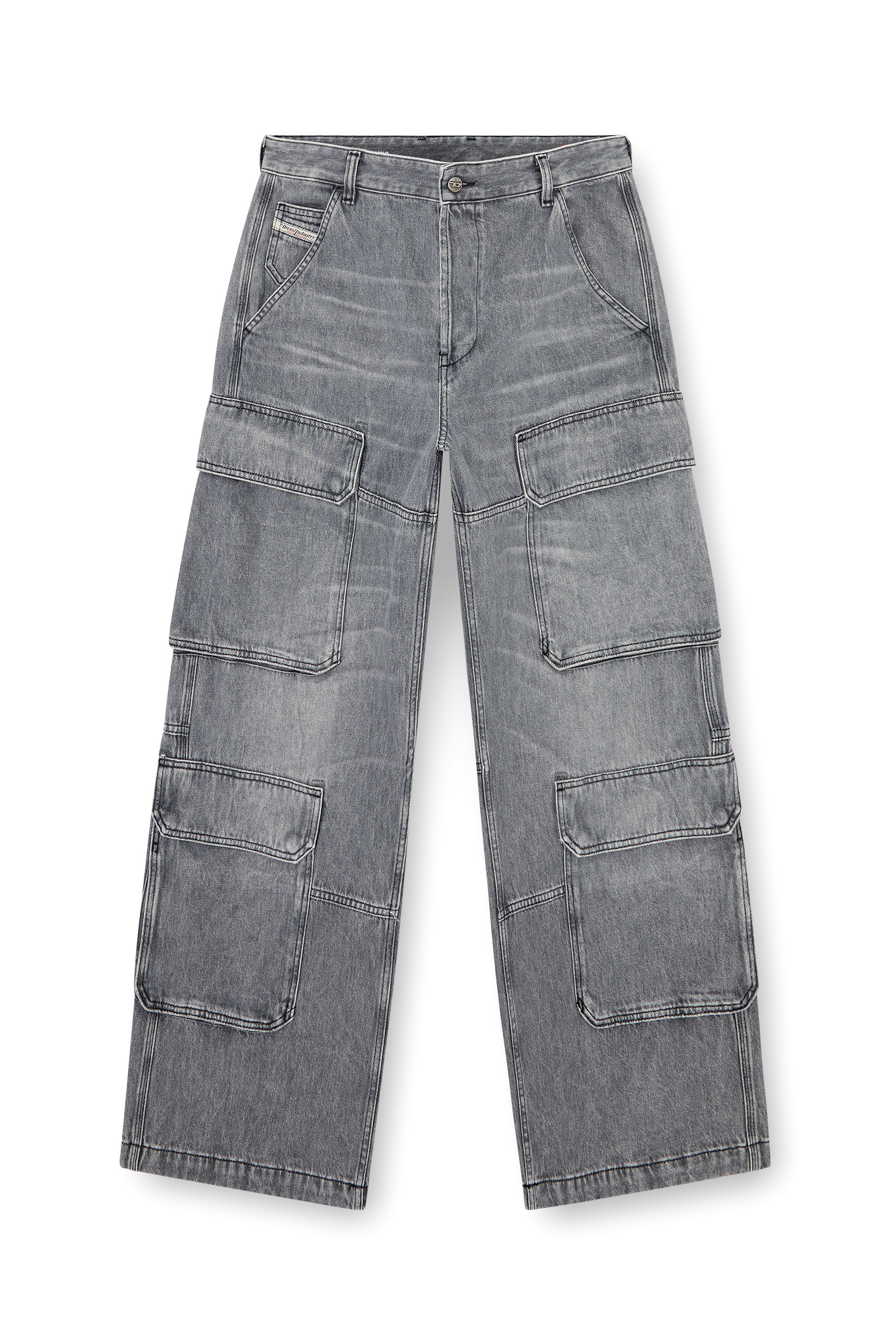 Relaxed Jeans D-Touch 0DCBE, Hellgrau Diesel - Herren Relaxed Jeans D-Touch 0DCBE, Hellgrau - 2