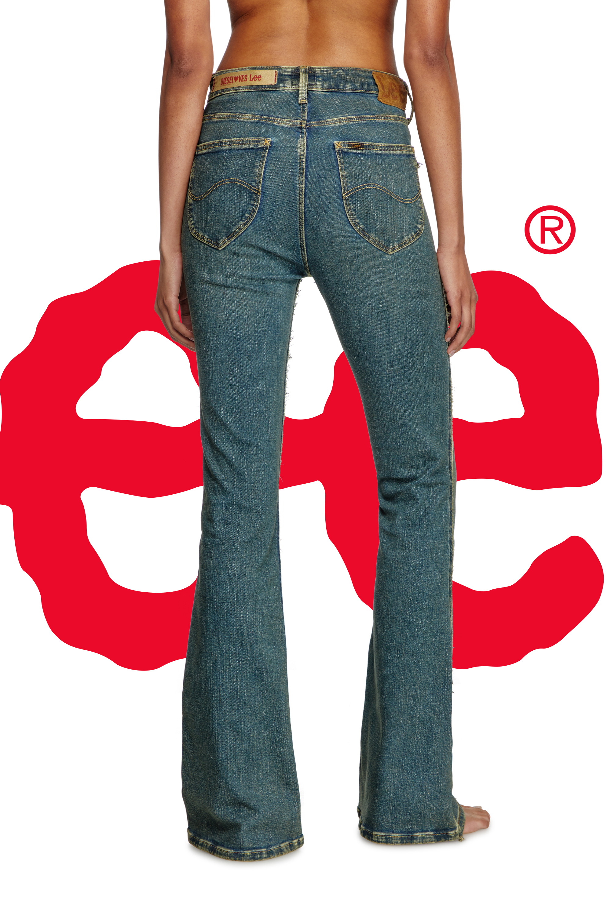 Regular Jeans Dieseloves 01 09N01, Dunkelblau Diesel - Damen Regular Jeans Dieseloves 01 09N01, Dunkelblau - 6