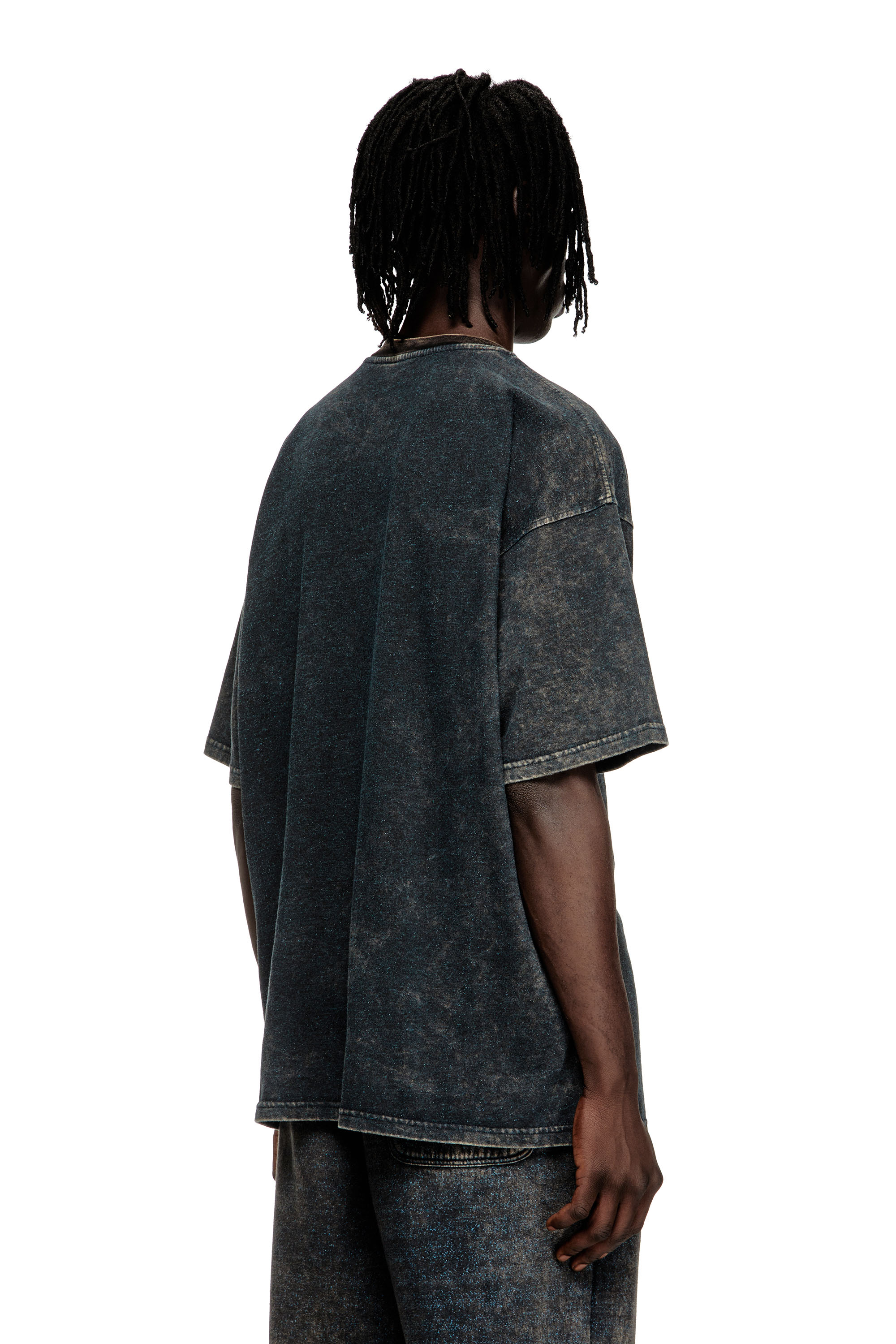 Diesel - T-BOXT-T4, Herren T-Shirt aus Vanisé-Jersey mit Logo in Schwarz - 4