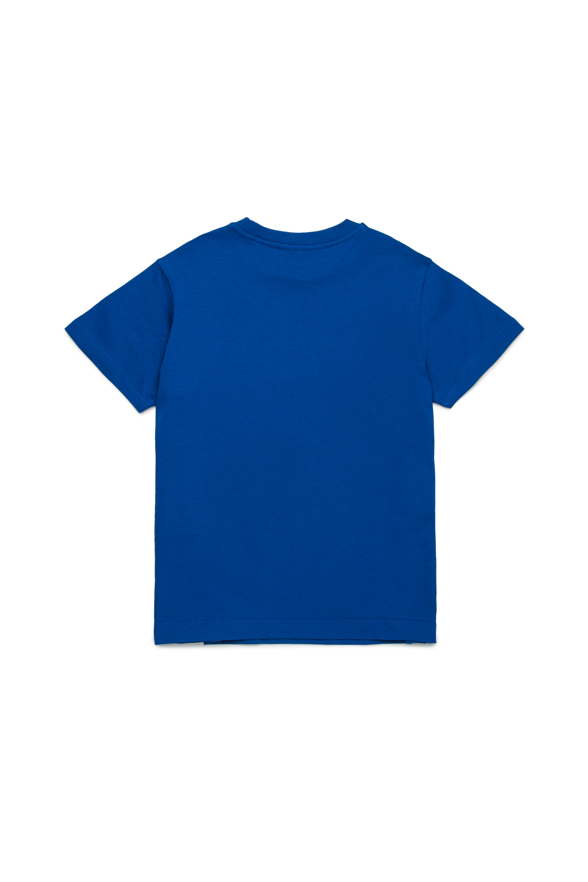 Diesel - TDIEGORL6, Herren T-Shirt mit verschmiertem Logo in Blau - 2