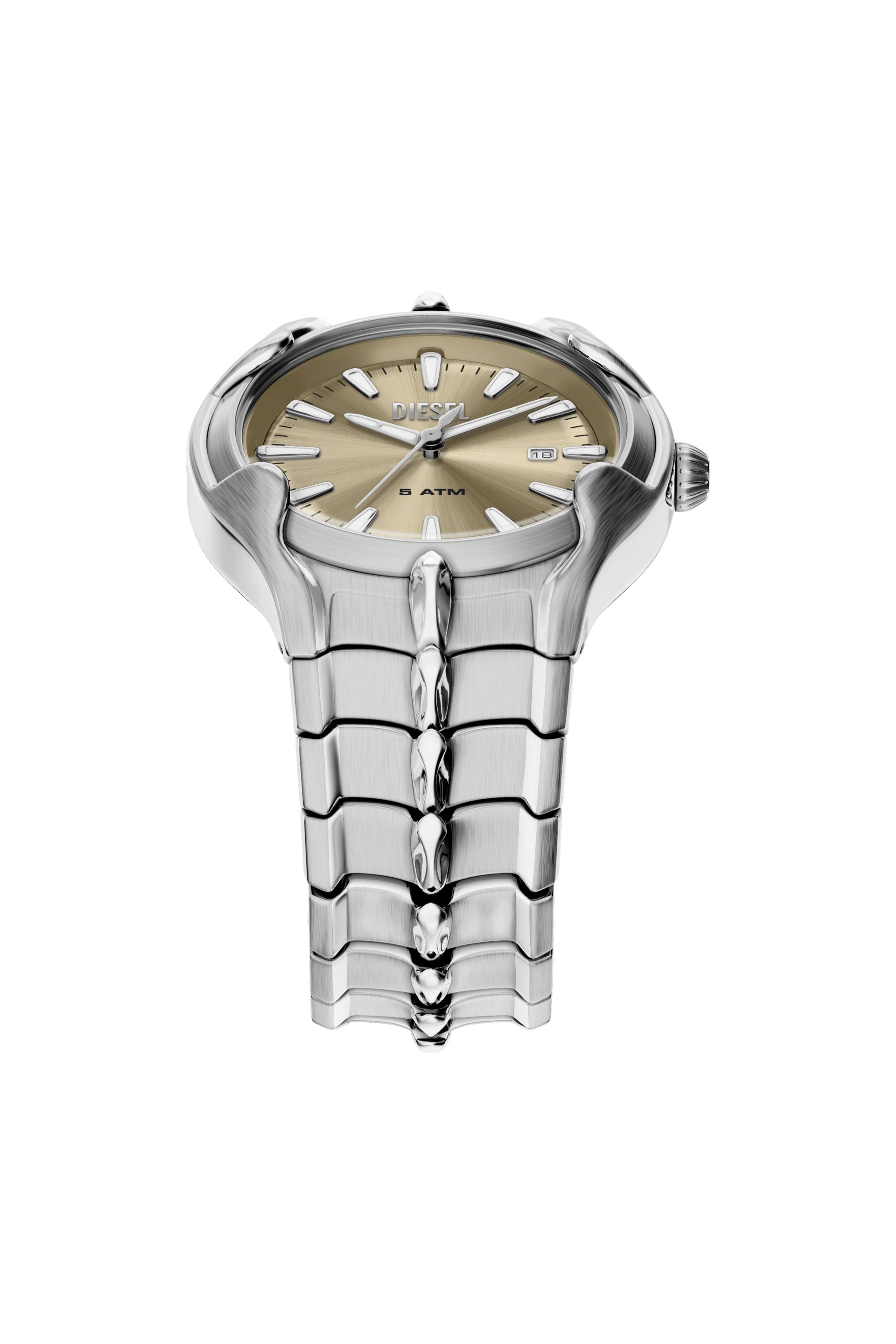 Diesel - DZ2234 WATCH, Herren Vert Drei Edelstahlarmbanduhr in Silber - 4