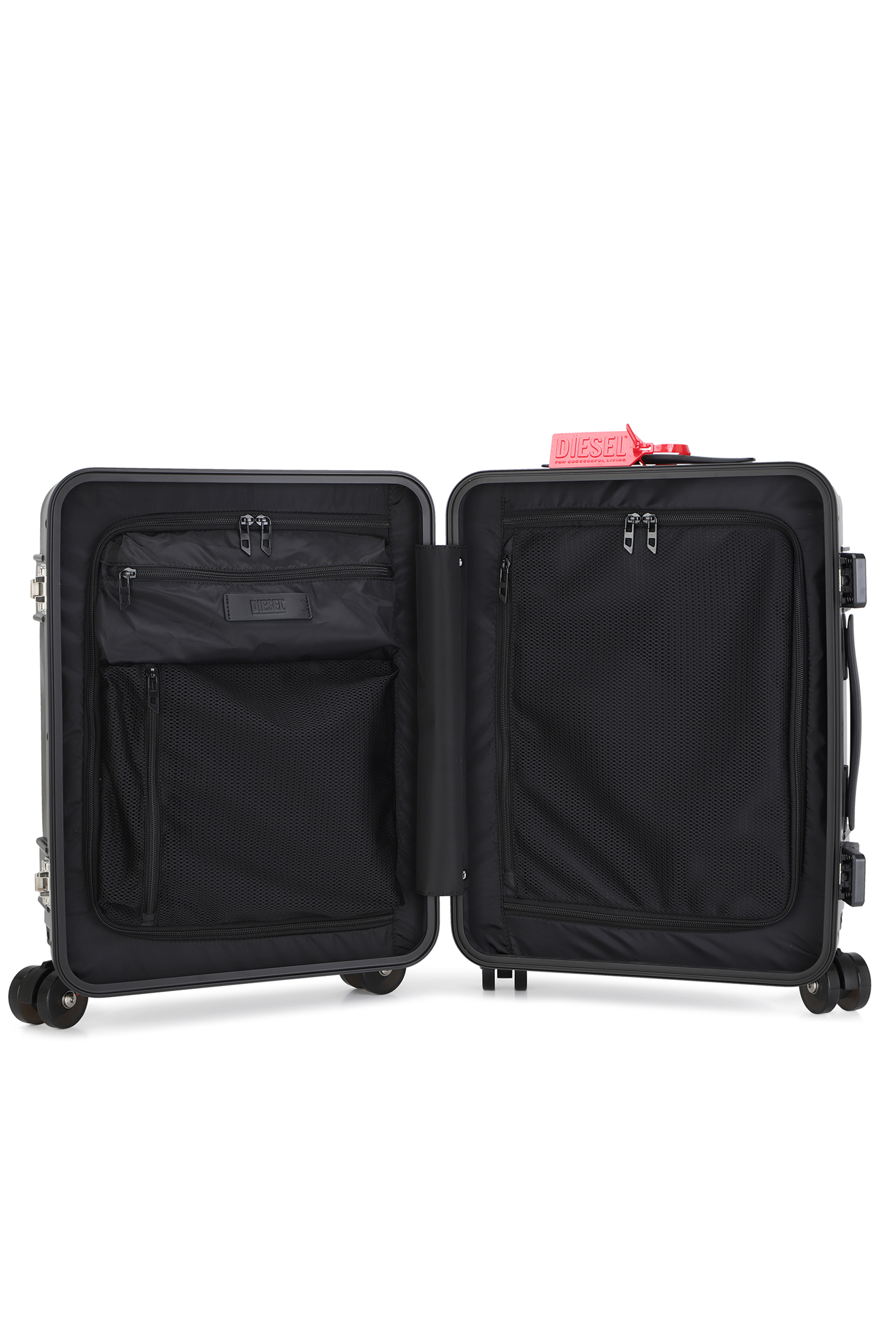 Diesel - DIESEL PC STRONG IMAGE TROLLEY- DSL003, Unisex Robuster 20"-Handgep&auml;ckkoffer in Schwarz - 3