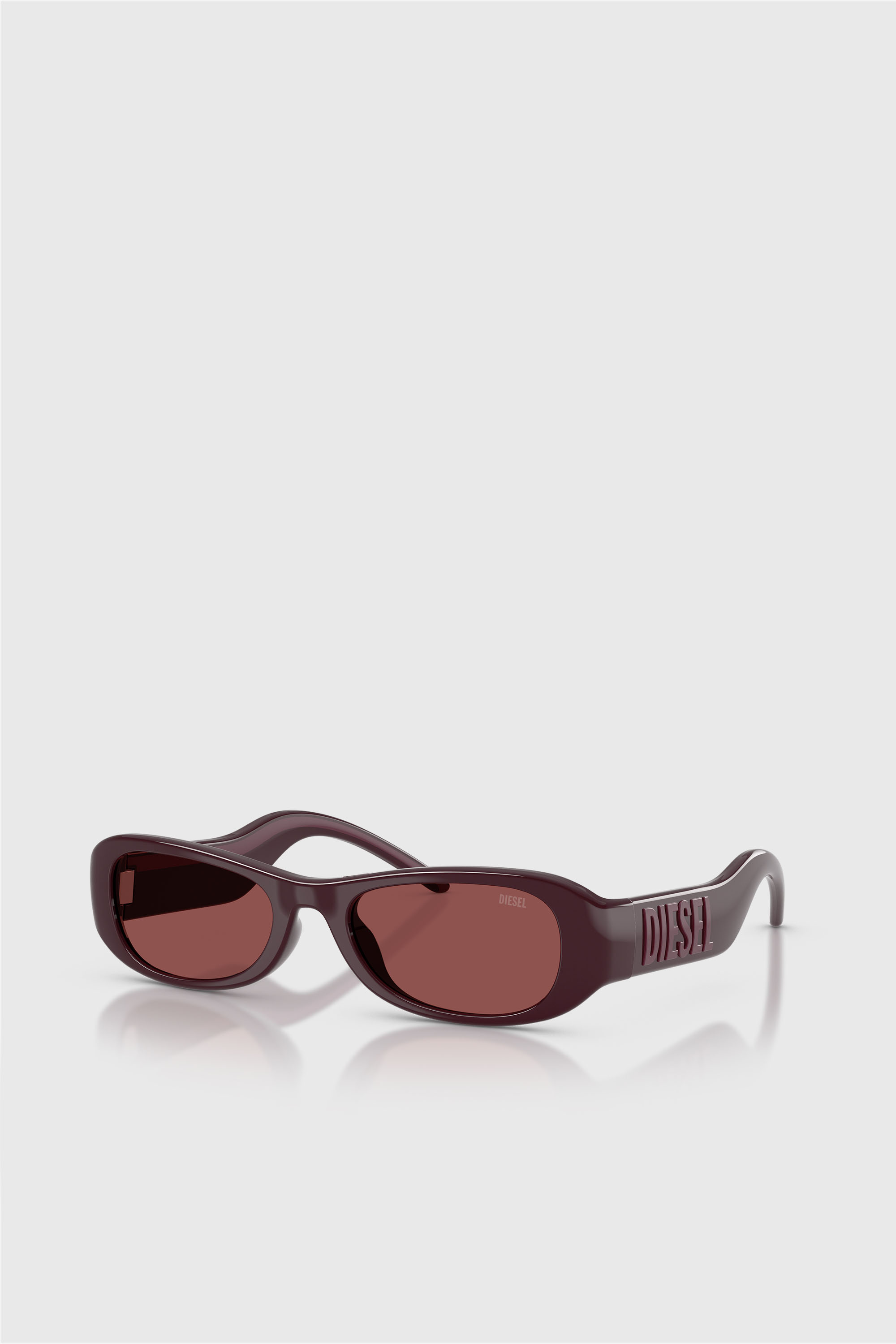 Diesel - 0DL3020U, Unisex Pillow-Sonnenbrille in Burgunderrot - 2
