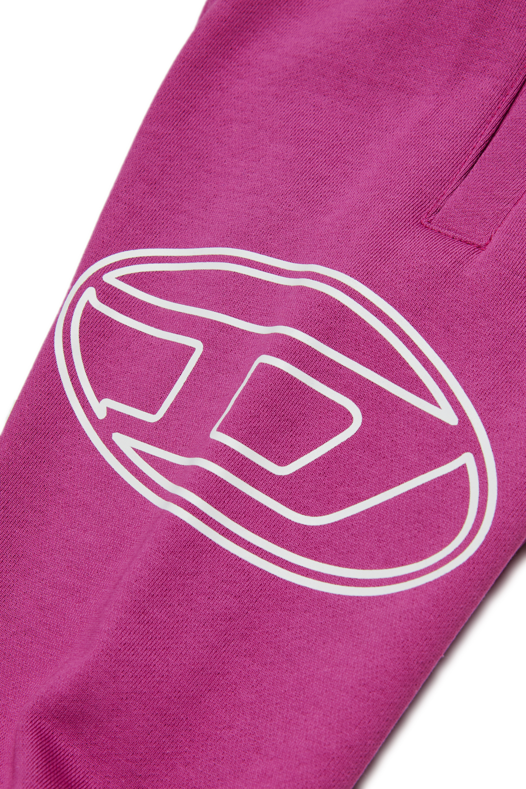 Diesel - PTIMOTYB, Unisex Baumwollhose mit Grafikdruck in Violett - 4