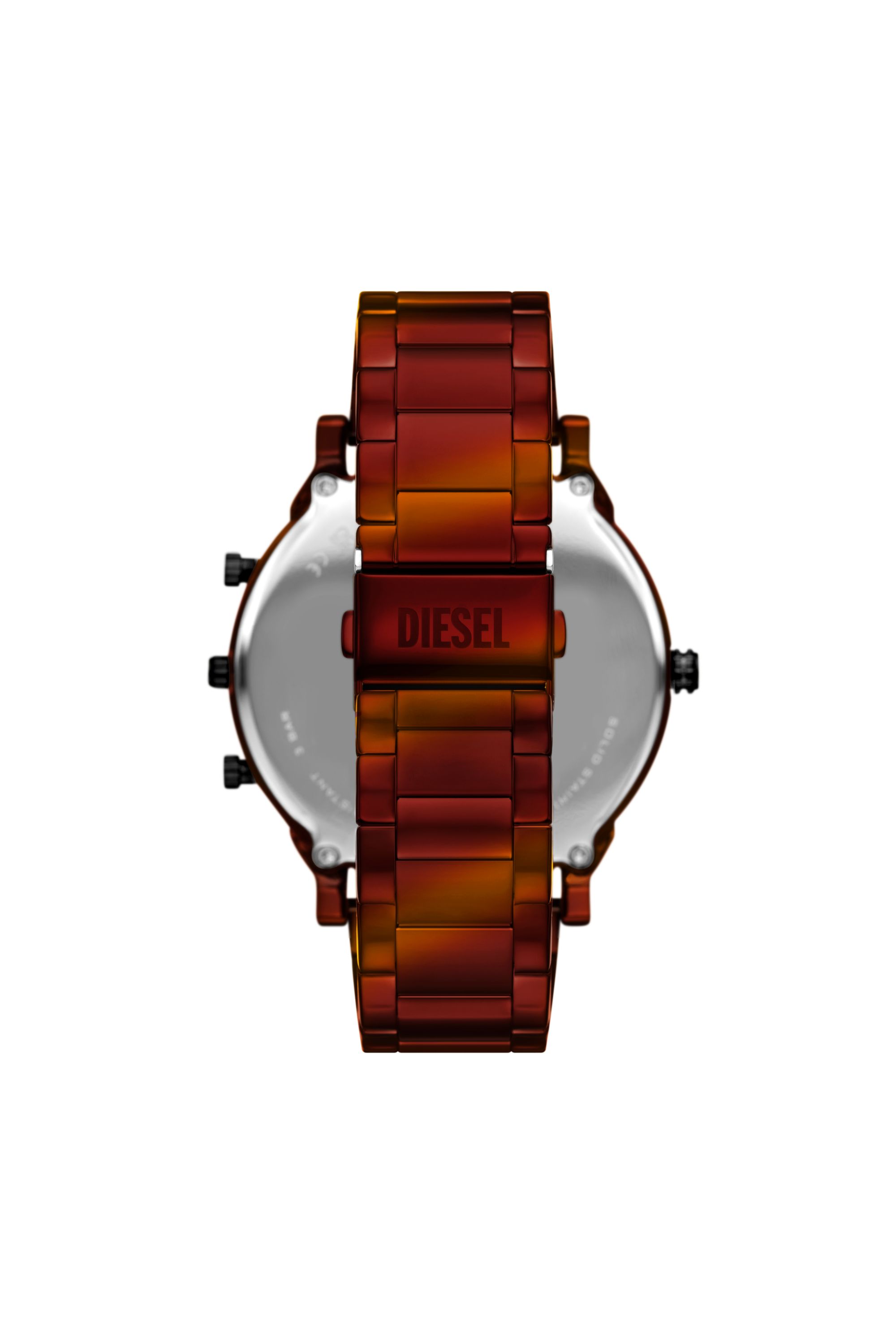 Diesel - DZ7491 WATCH, Herren Mr. Daddy Slim Rot Edelstahl Armbanduhr in Rot - 2
