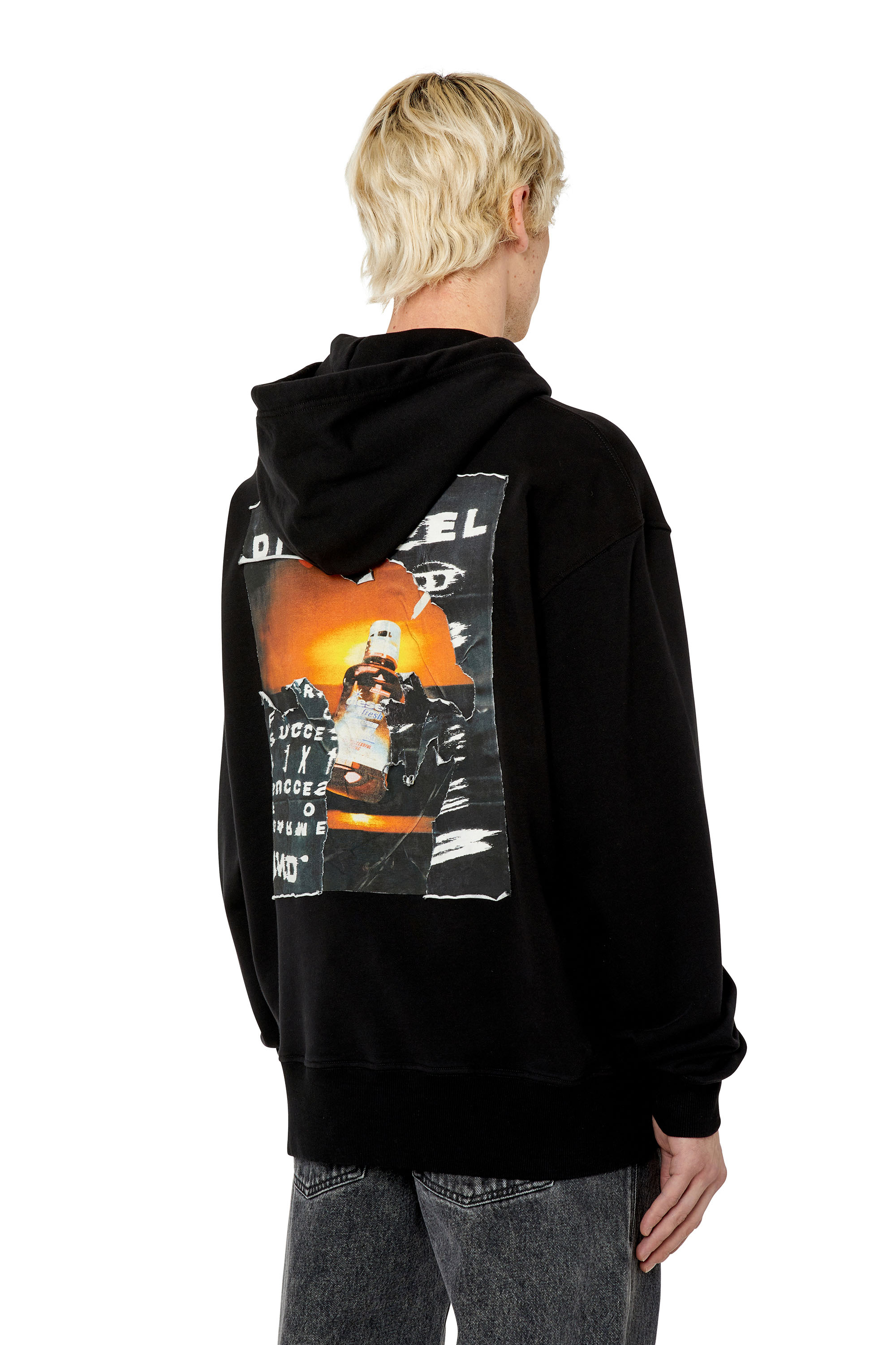 Diesel - S-MACS-HOOD-POFF, Schwarz - Image 4