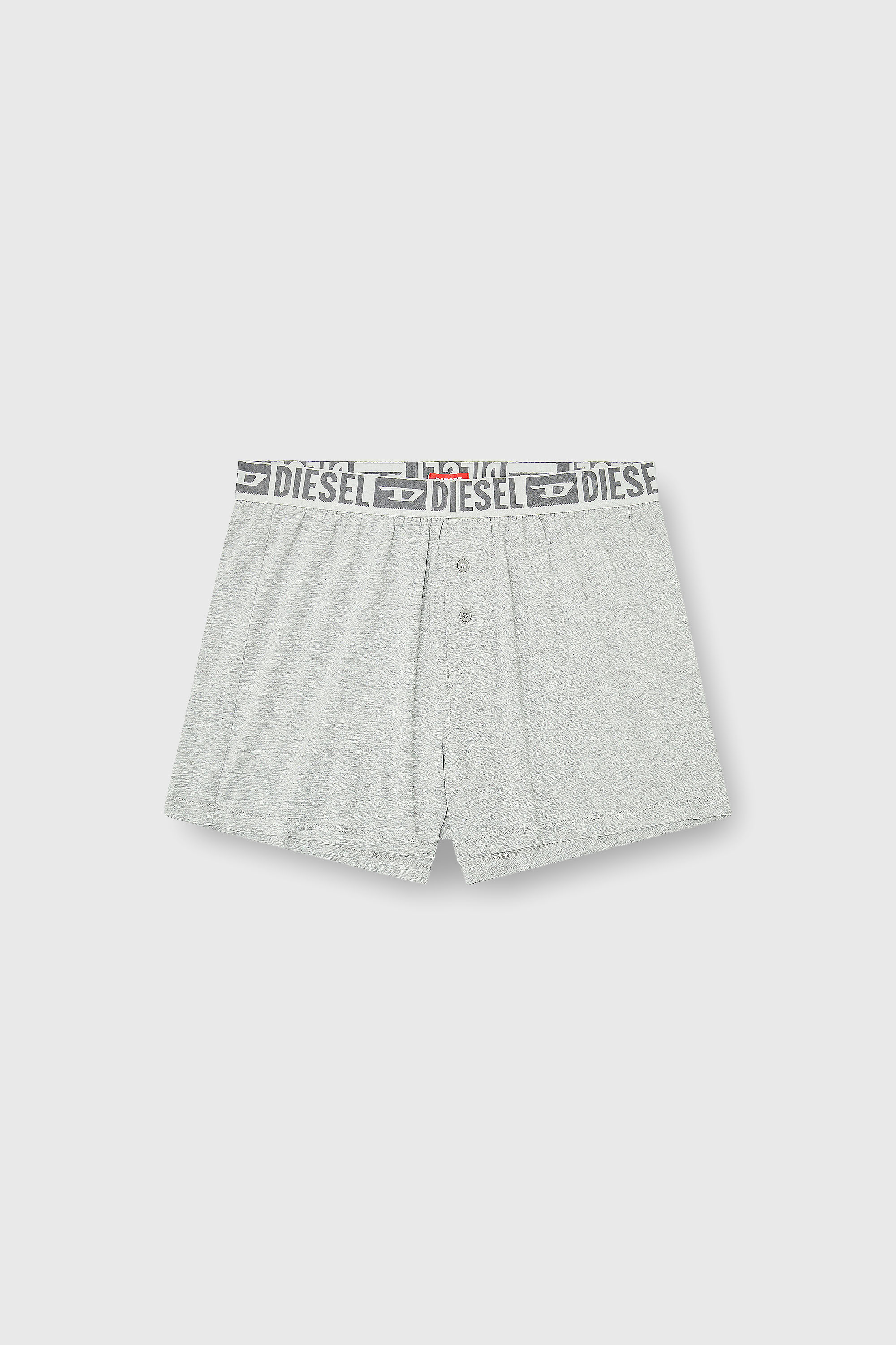 Diesel - STARKIE-D-CORE-2PACK, Man's Two-pack boxer shorts in stretch cotton in Grey - 1