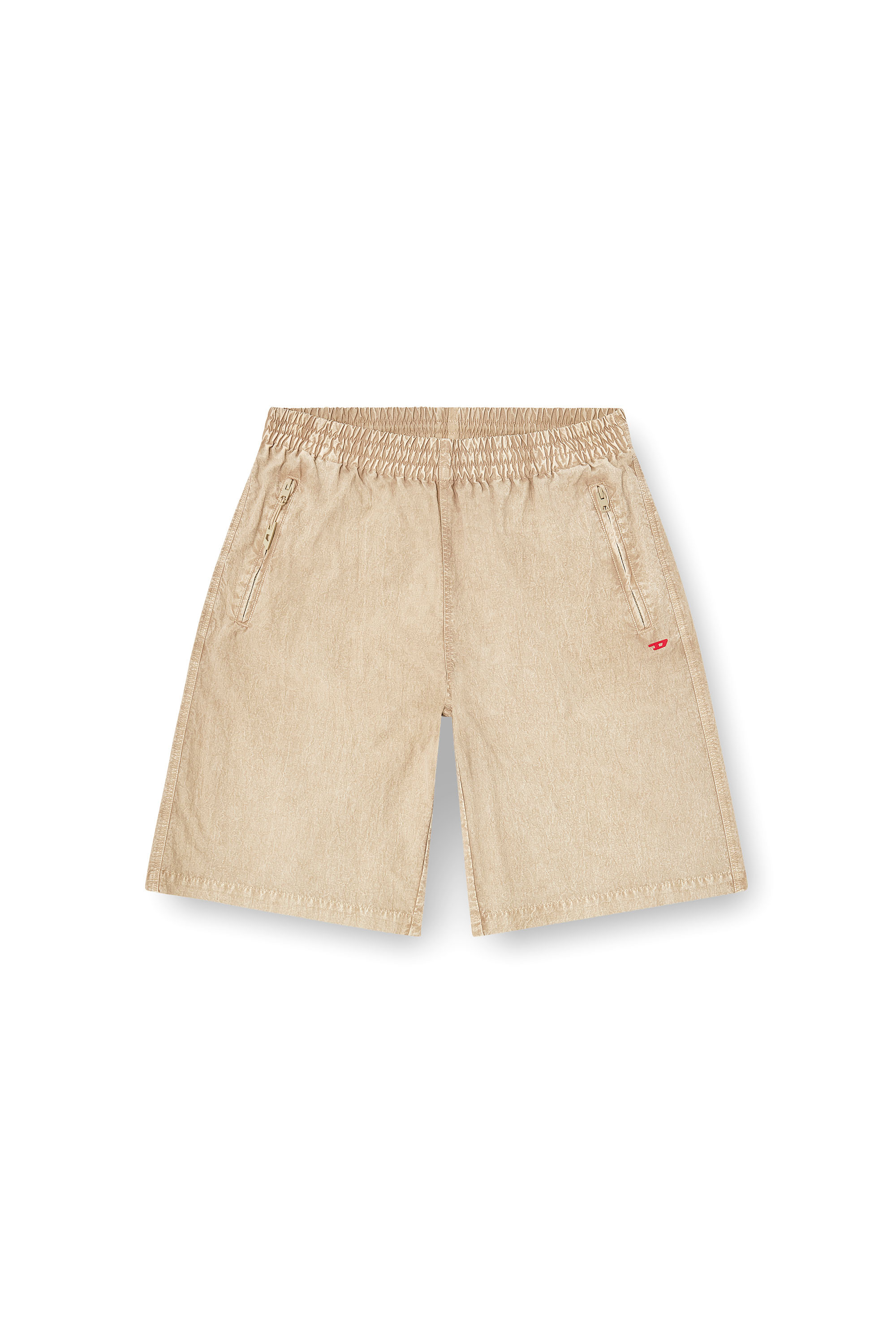 Diesel - P-THECK-SHORT-PLBH, Herren Behandelte Nylon-Shorts in Beige - 2