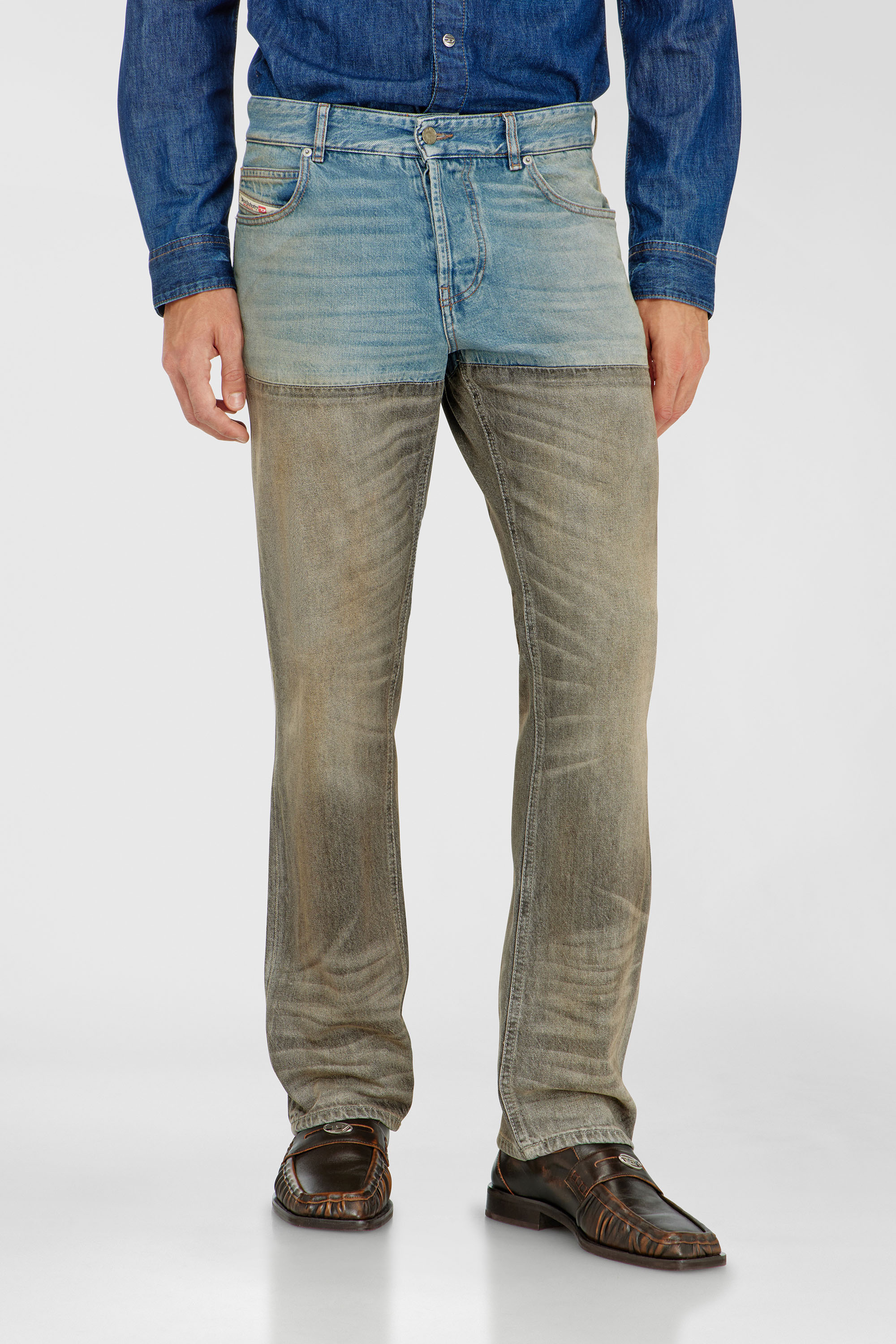 Diesel - Herren Slim Jeans 1993 D-Vyl 0ADDX, Grau/Blau - 1