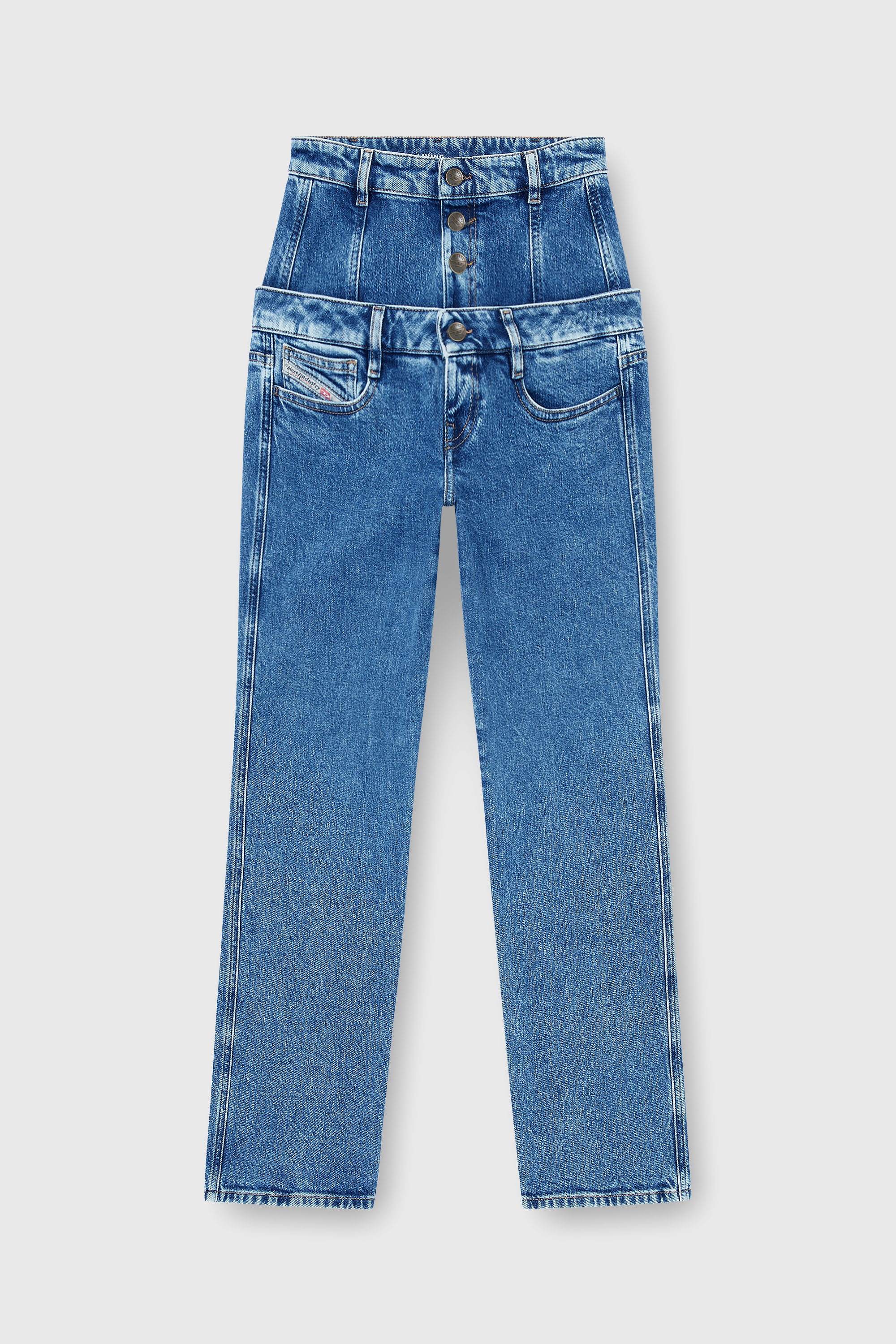 Diesel - Damen Slim Jeans D-Fynora 007EU, Mittelblau - 6
