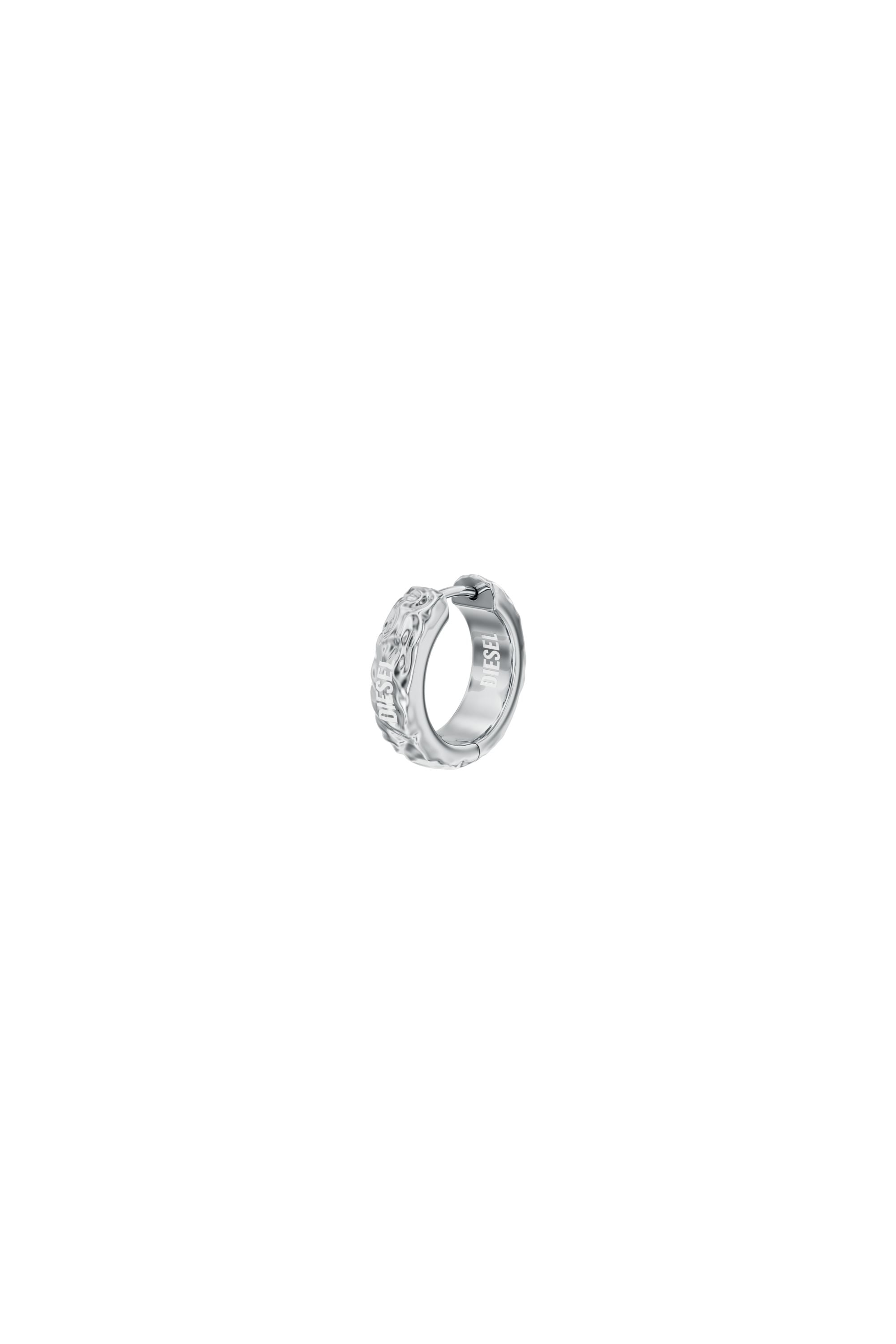 Diesel - DX1730040, Unisex Creole aus Edelstahl in Silber - 1