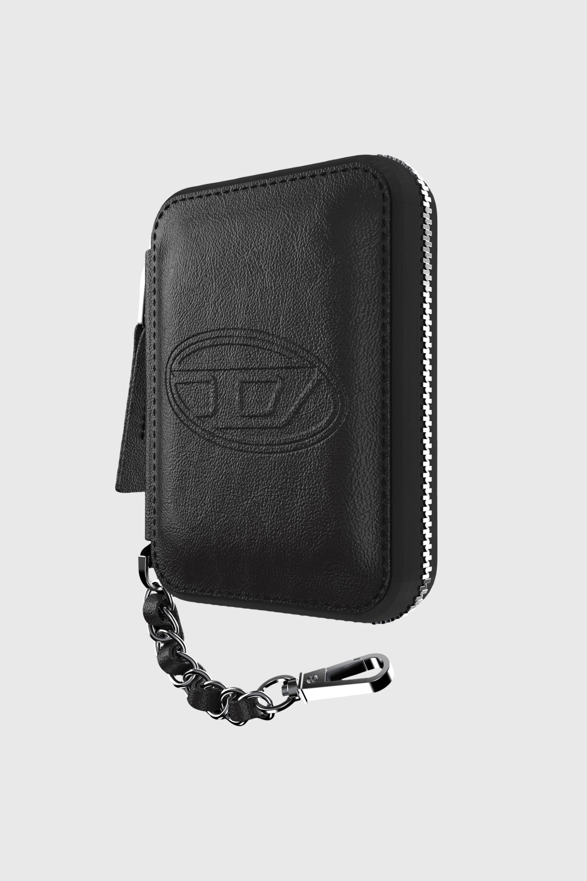Diesel - 60667 UNIVERSAL POUCH, Unisex Oval D MagSafe-Tasche in Schwarz - 3